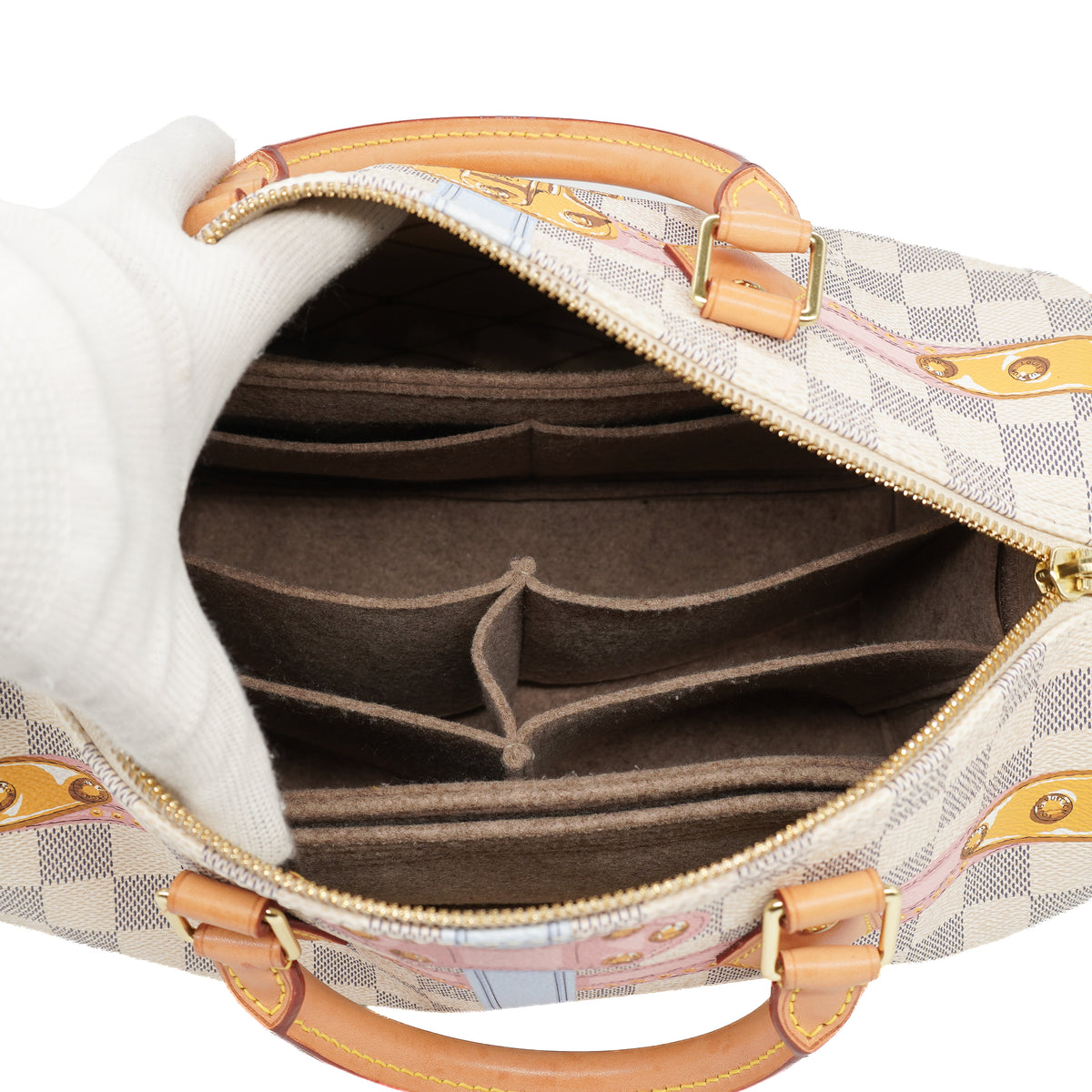 Louis Vuitton Speedy Bandoulière 30 Damier Azur Summer Trunks