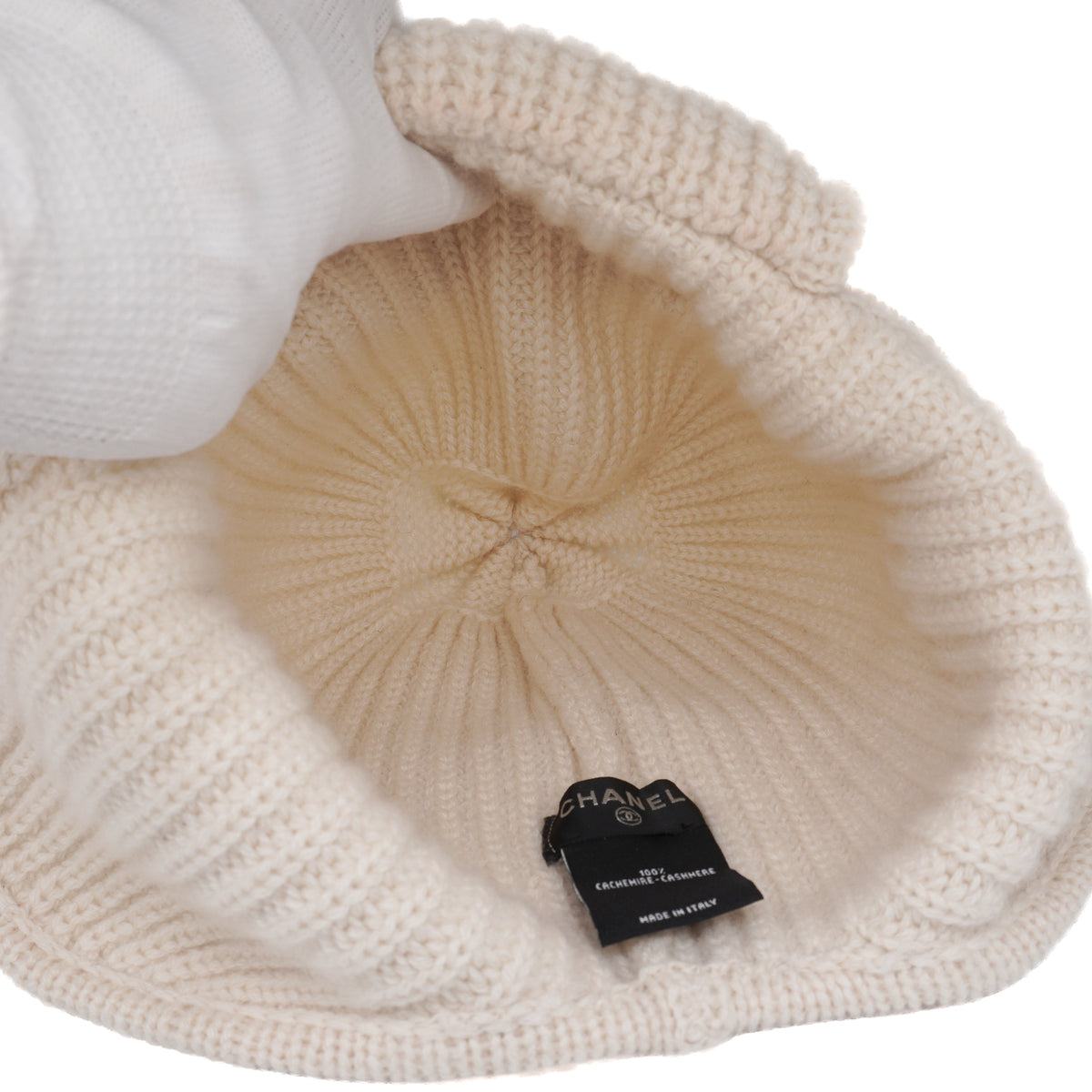 Chanel Cashmere CC Beanie