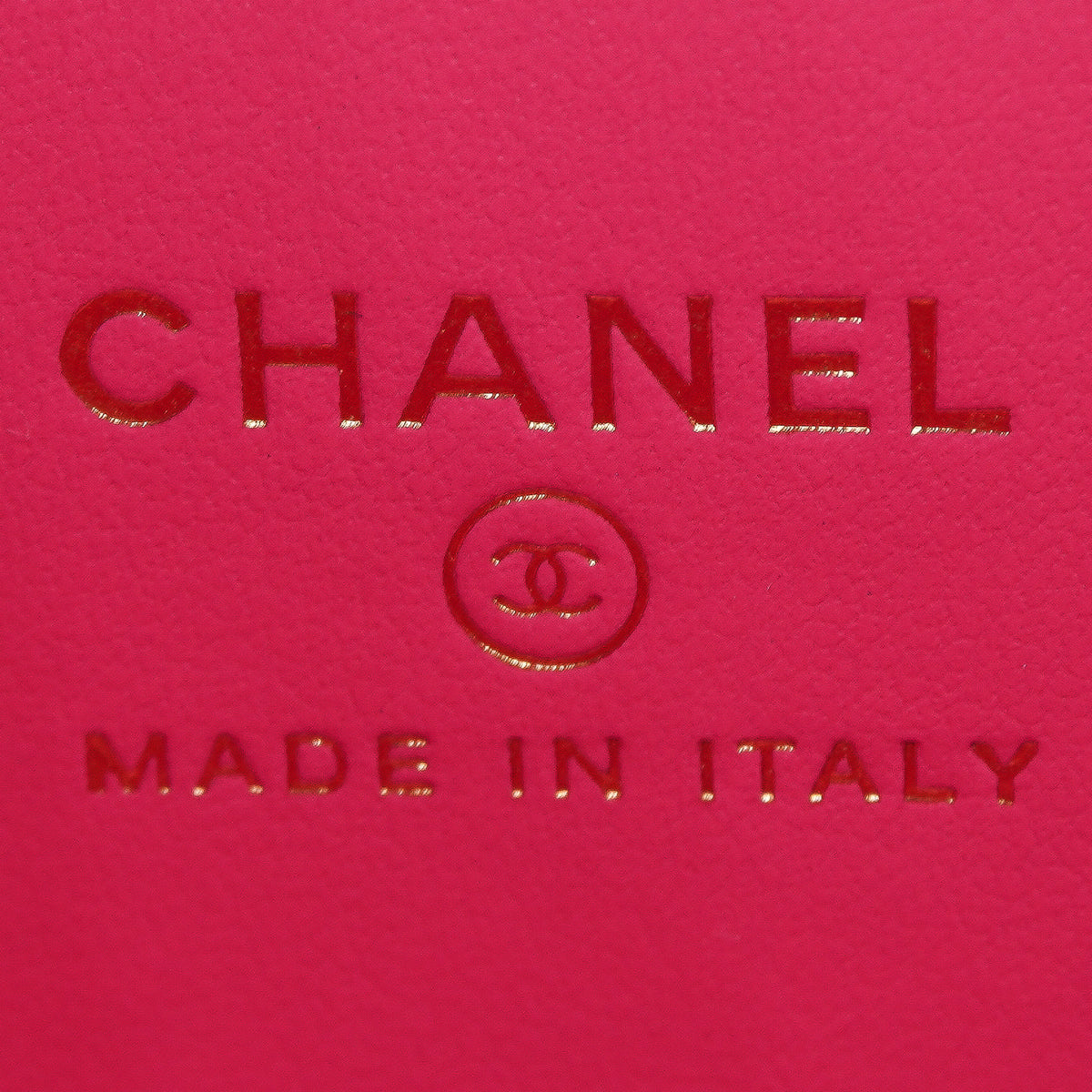 Chanel Mini Vanity Case with Chain Caviar Leather Pink