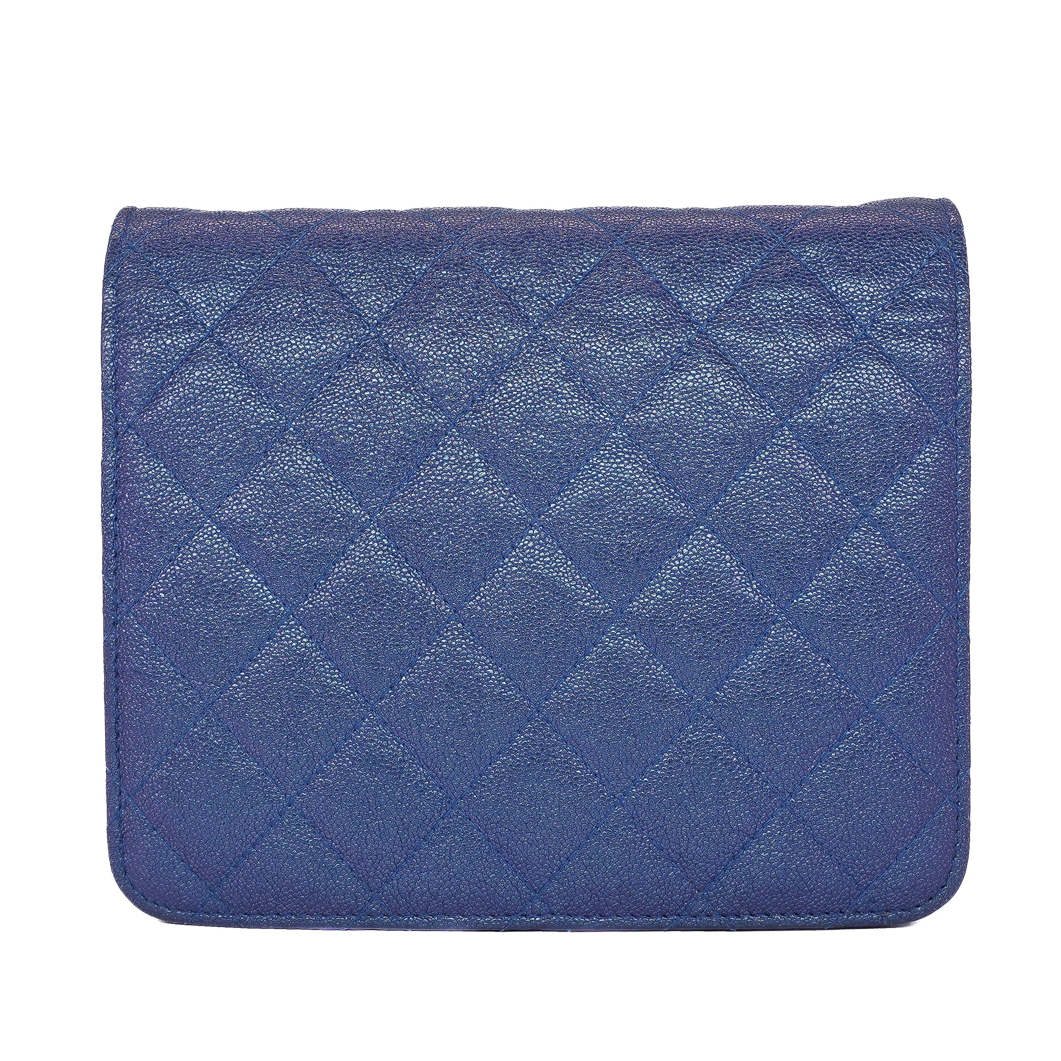 Chanel Iridescent Caviar Quilted Wallet On Chain