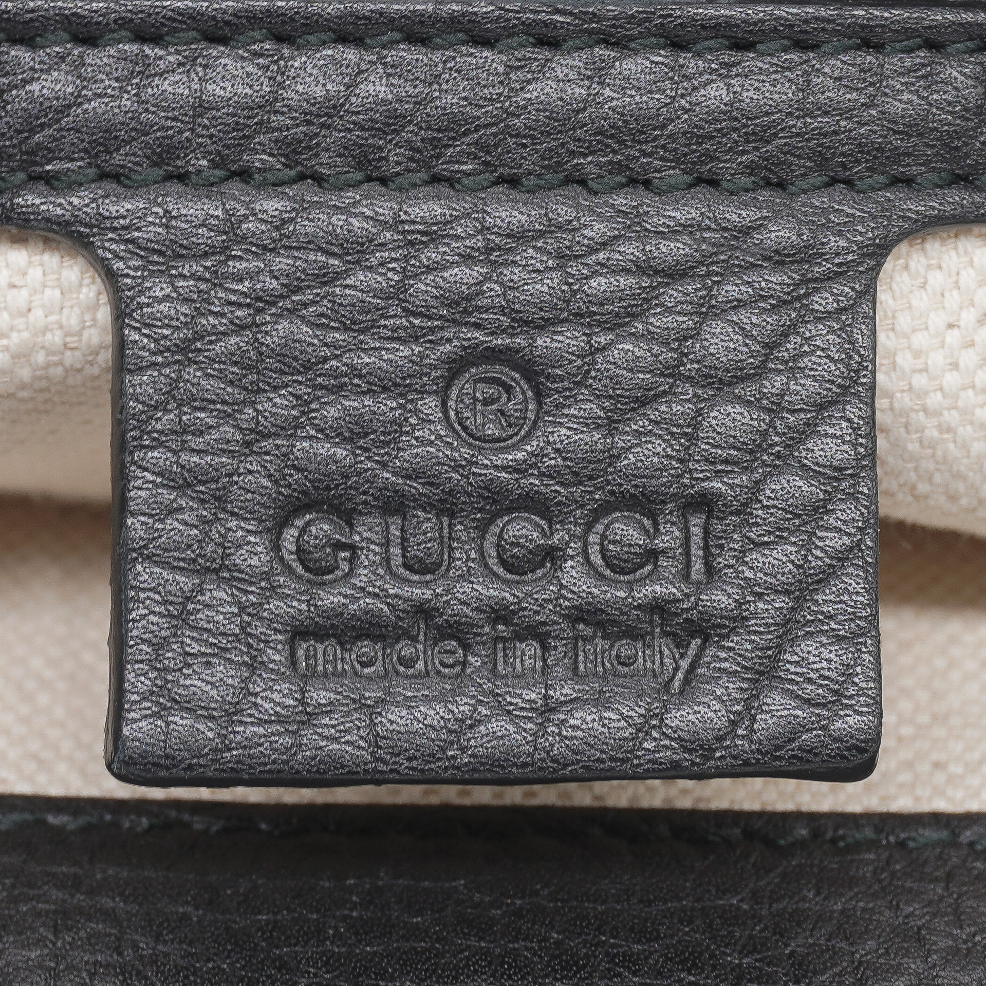 Gucci Pebbled Calfskin GG Marmont Large Flap Bag