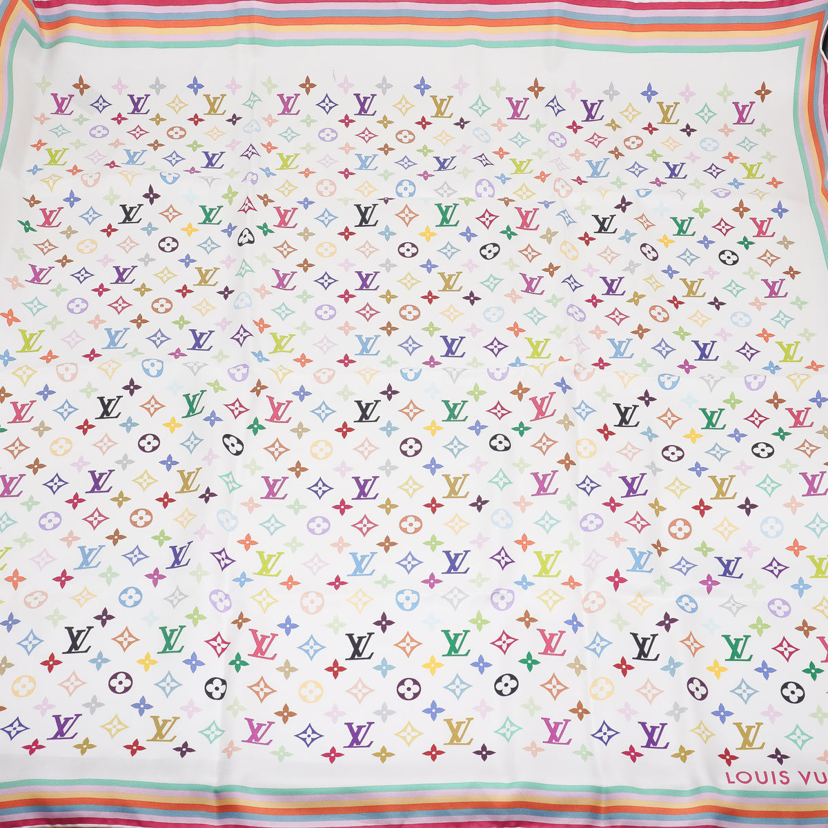 Louis Vuitton Multicolor Square Scarf
