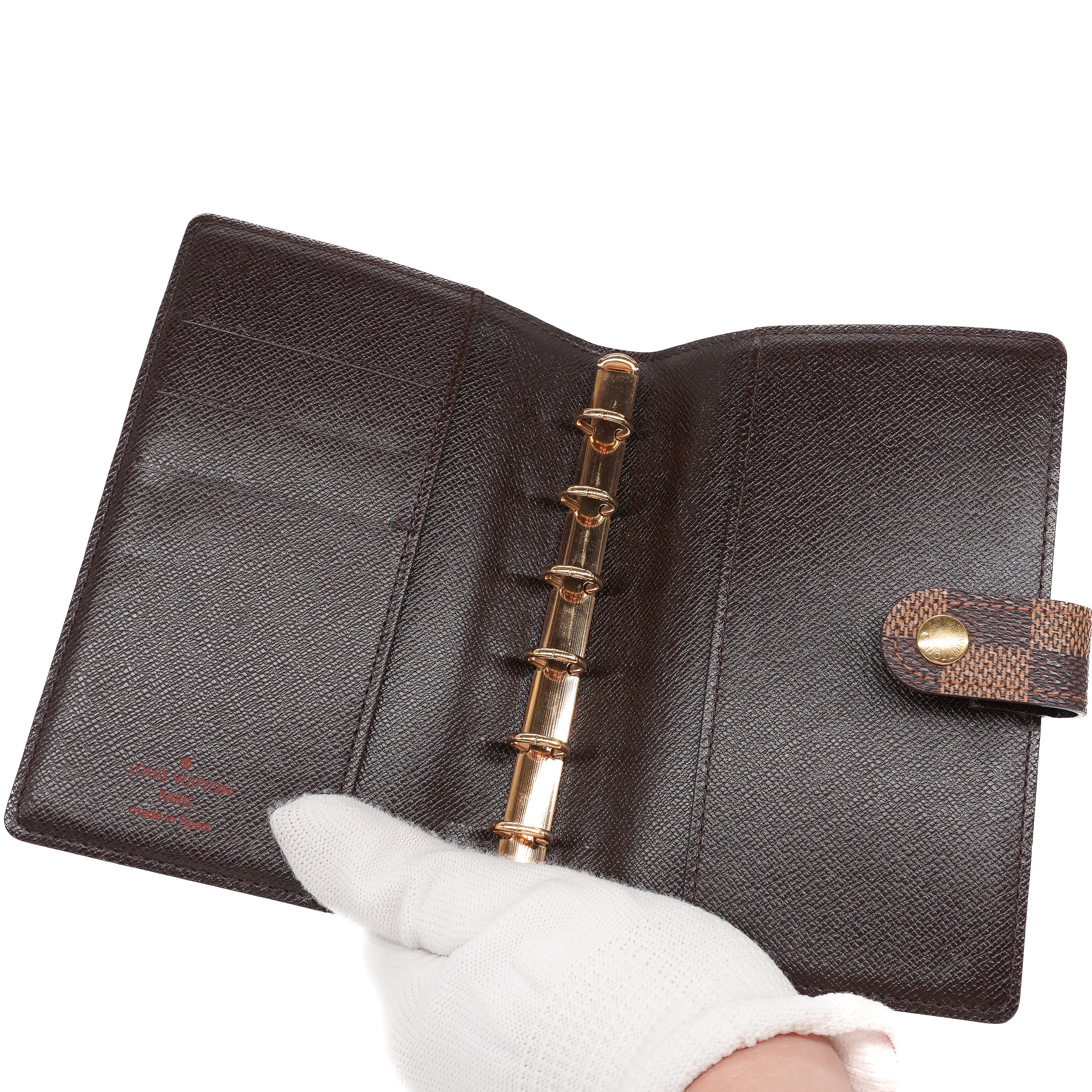 Louis Vuittton Damier Ebene Small Agenda