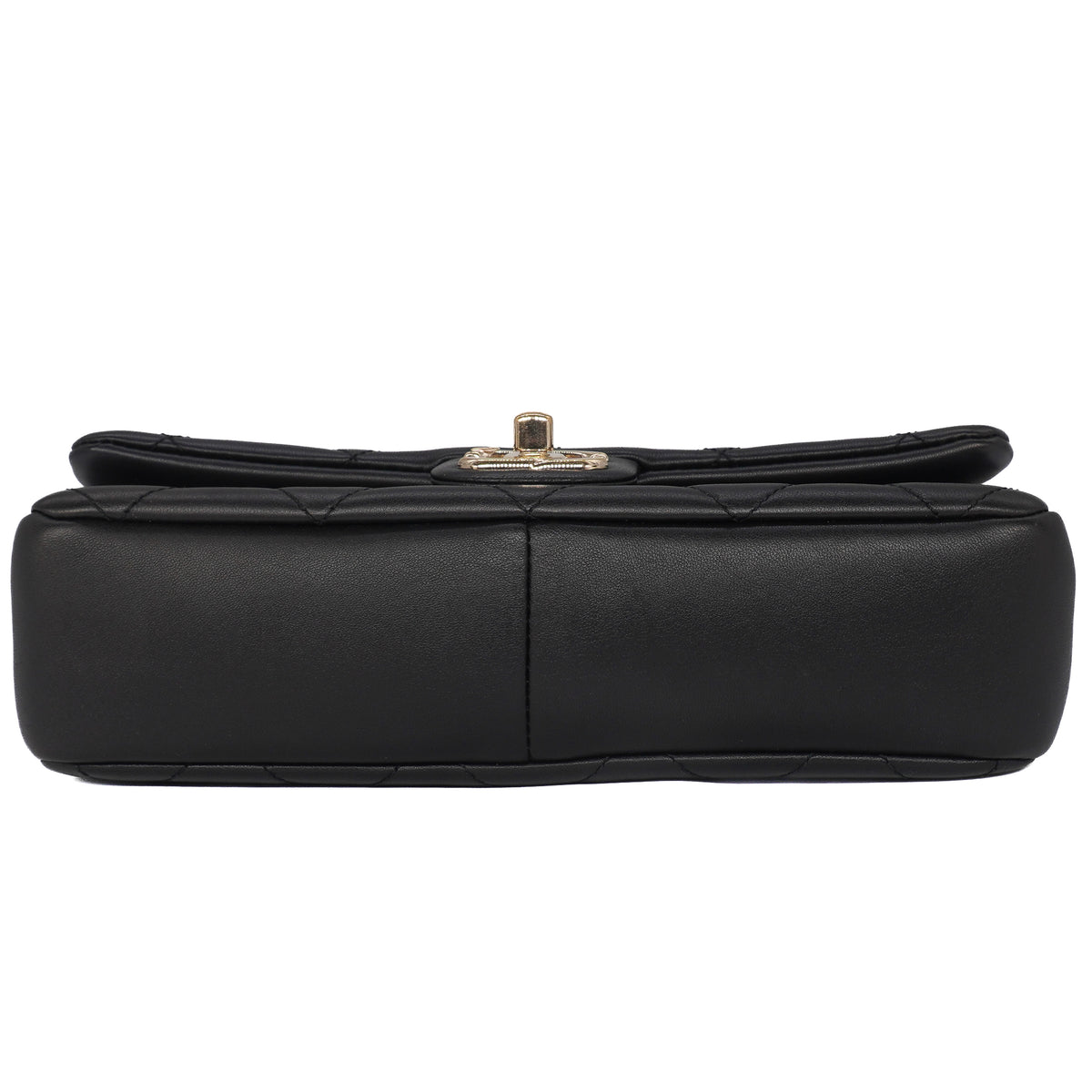 Chanel Elegant Chain Small Flap Bag Lambskin Black