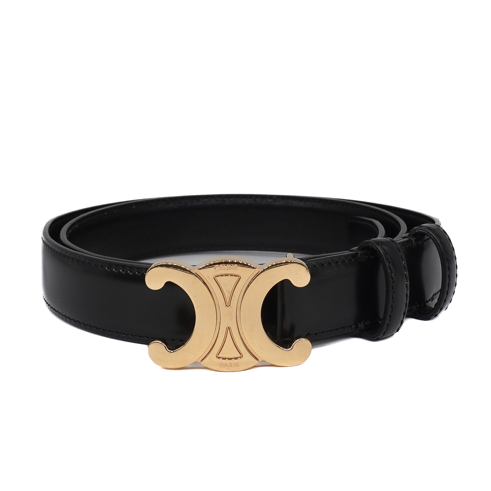 Celine Box Calfskin Triomphe Belt