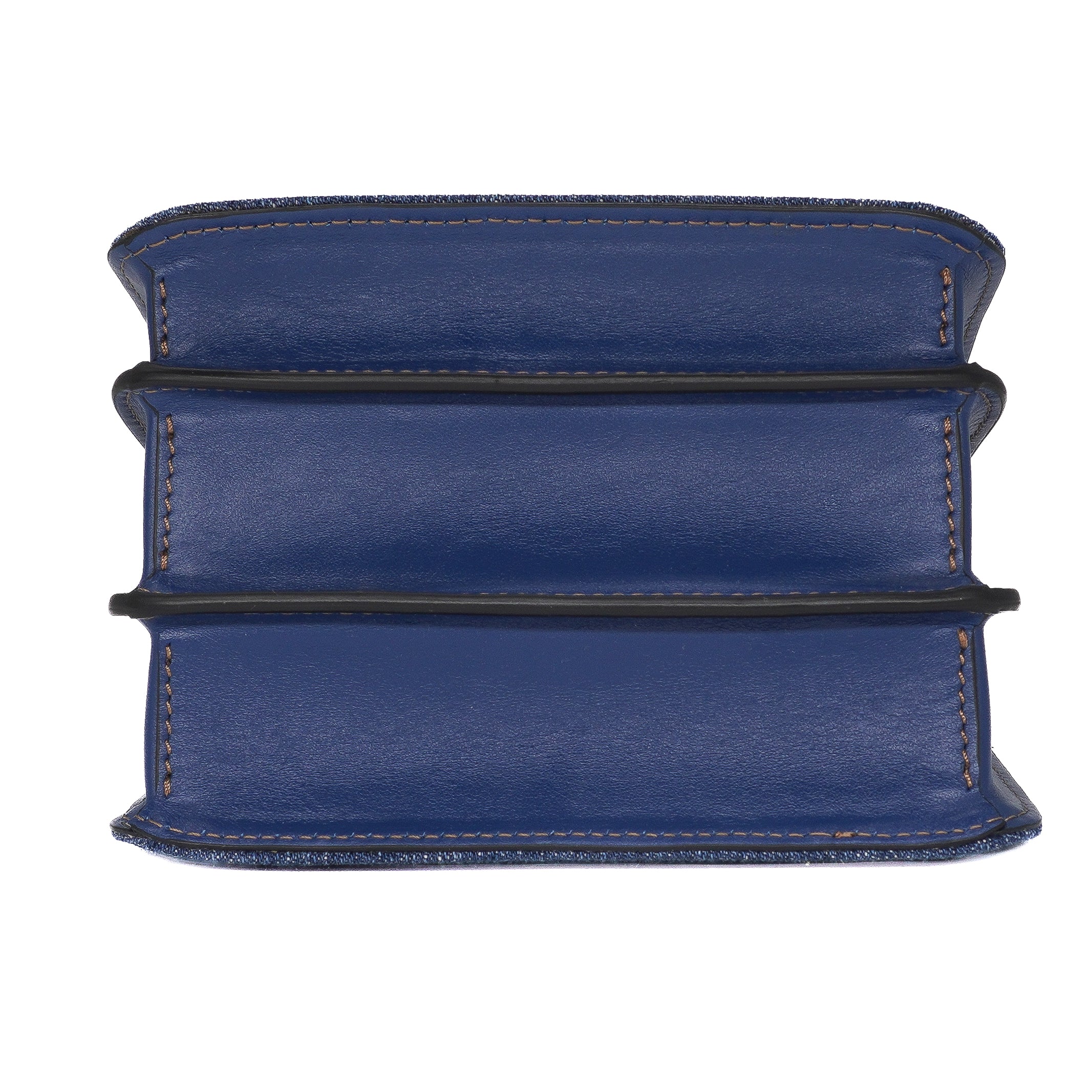 Versace Denim La Medusa Chain Shoulder Bag
