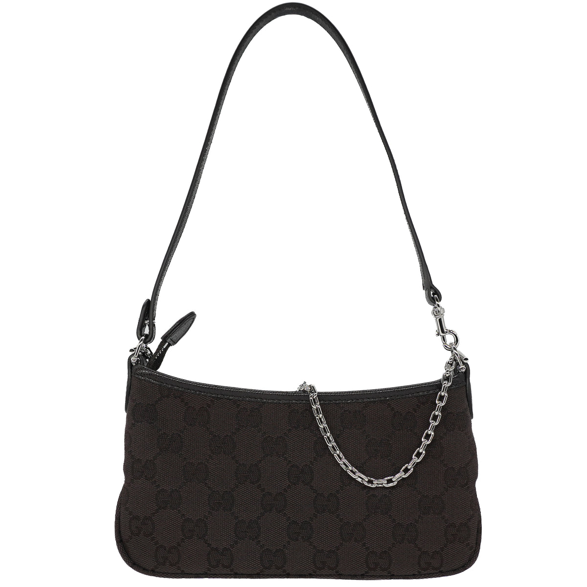 Gucci Gossip Small Bag GG Canvas Dark Brown