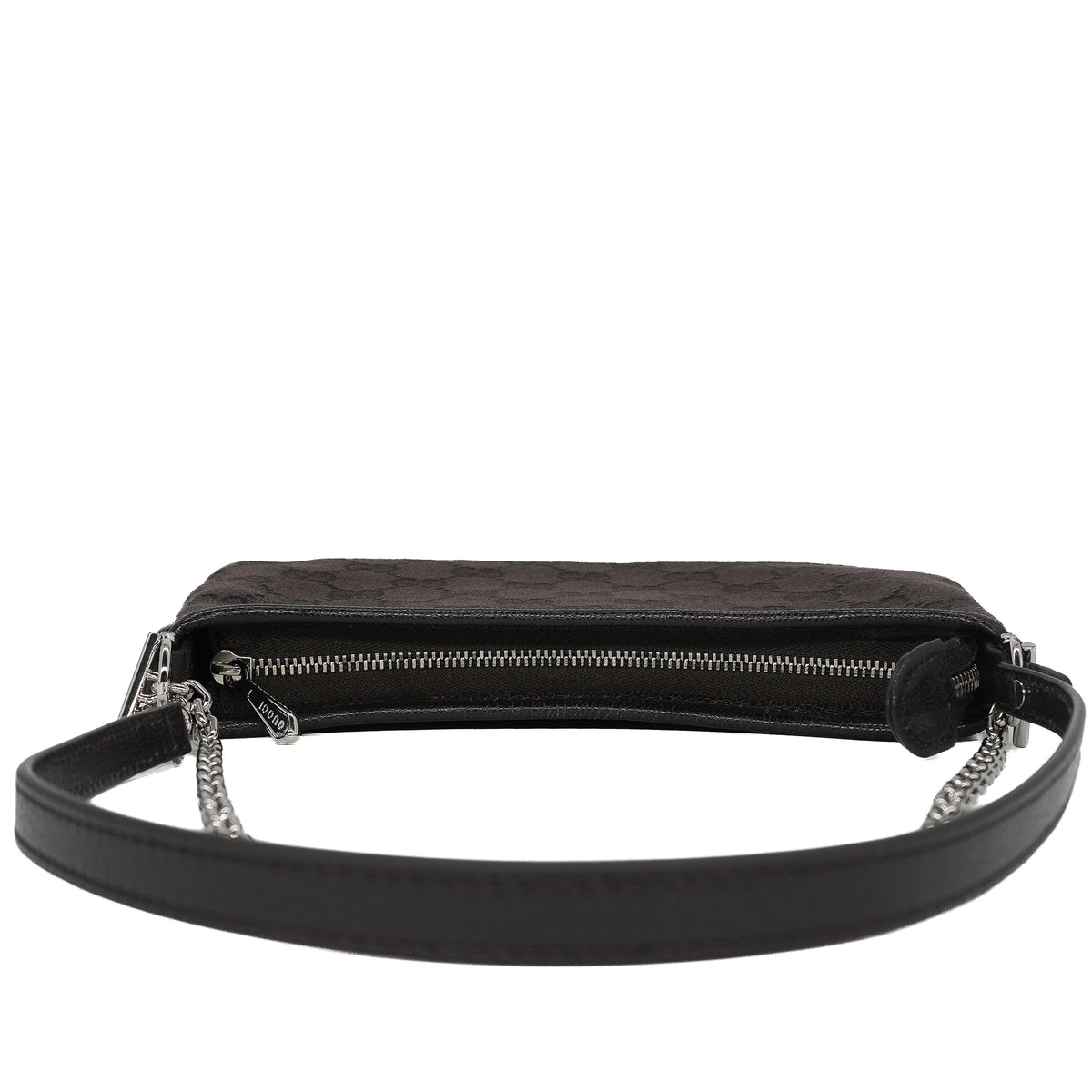 Gucci Gossip Small Bag GG Canvas Dark Brown