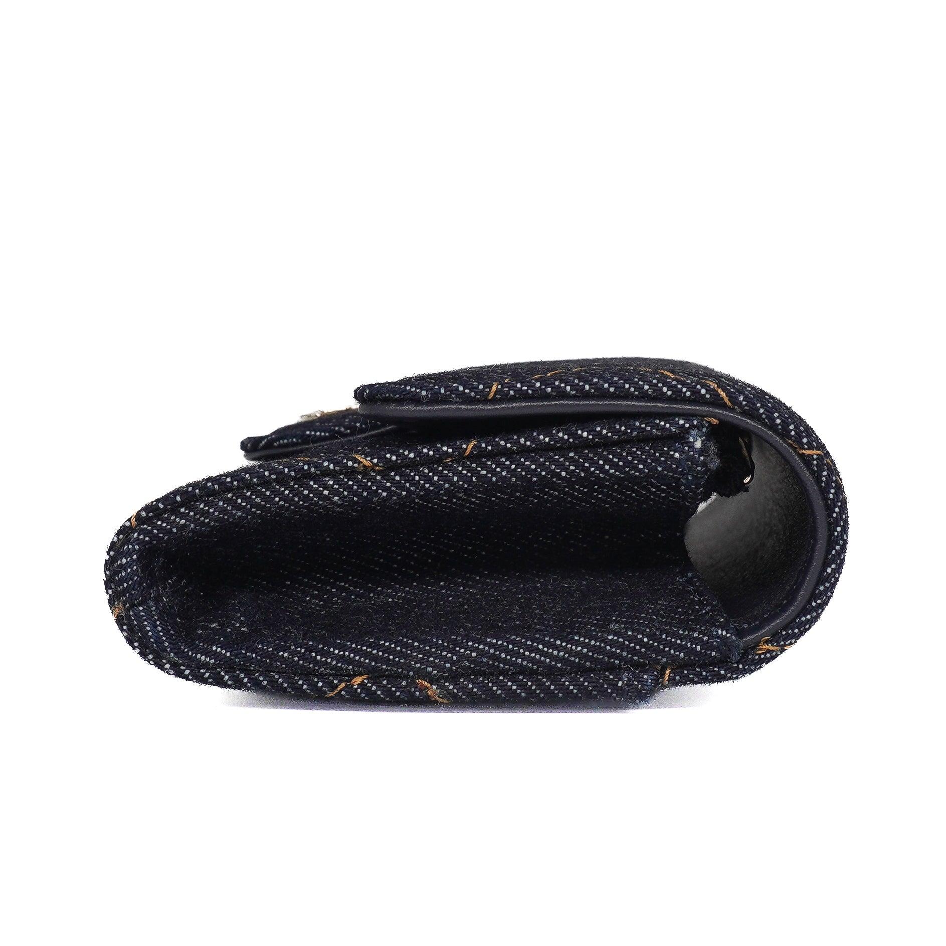 Chanel Denim Flap Card Holder