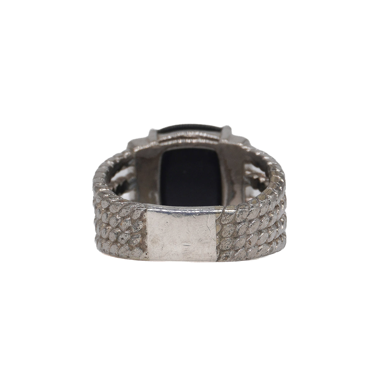 David Yurman Wheaton Ring Black Onyx and Diamond