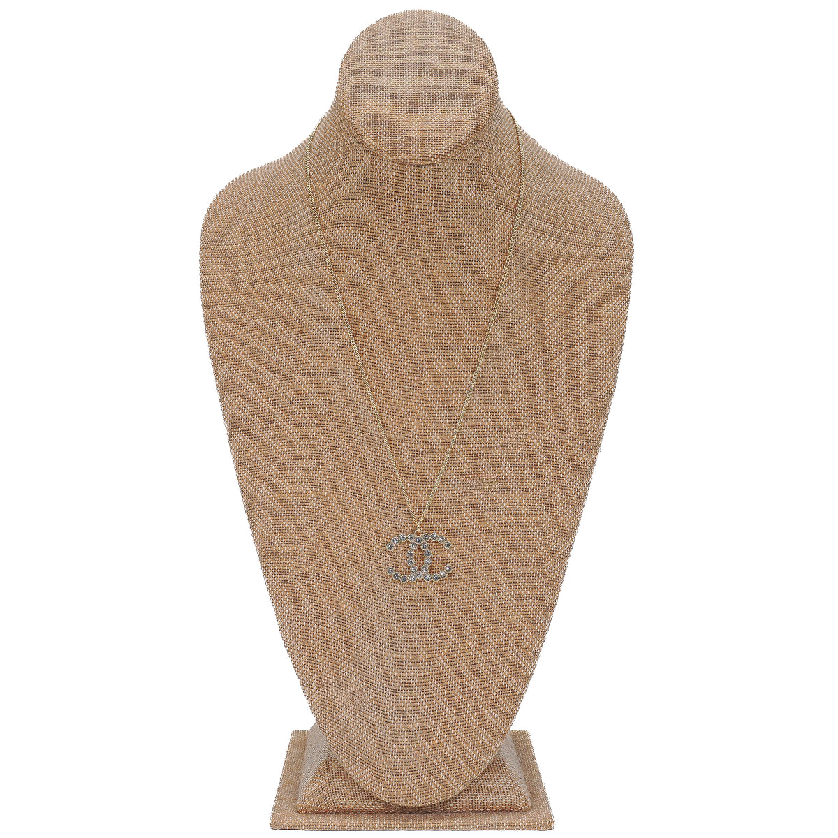 Chanel Crystal CC Necklace