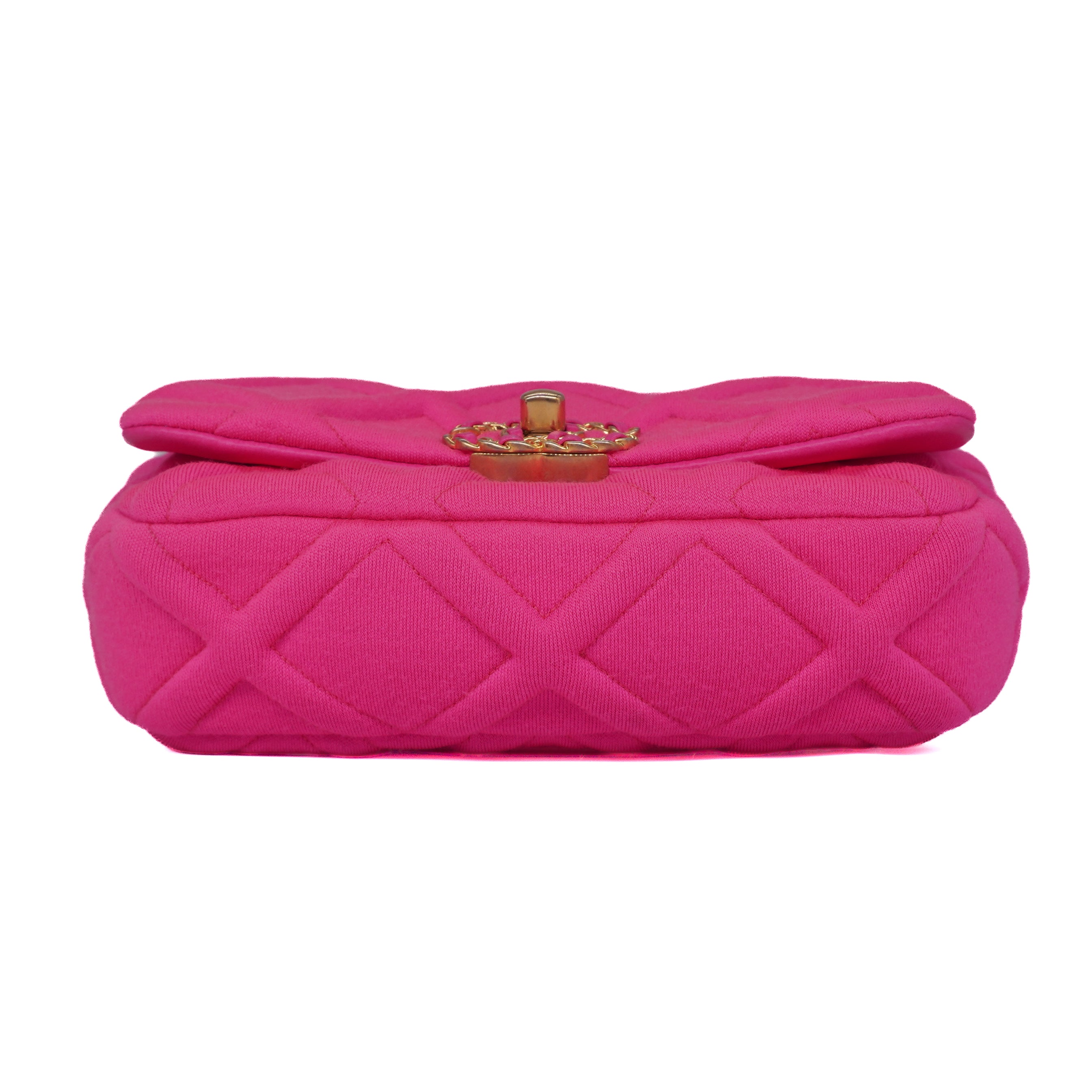 Chanel Jersey Quilted Chanel 19 Waist Bag