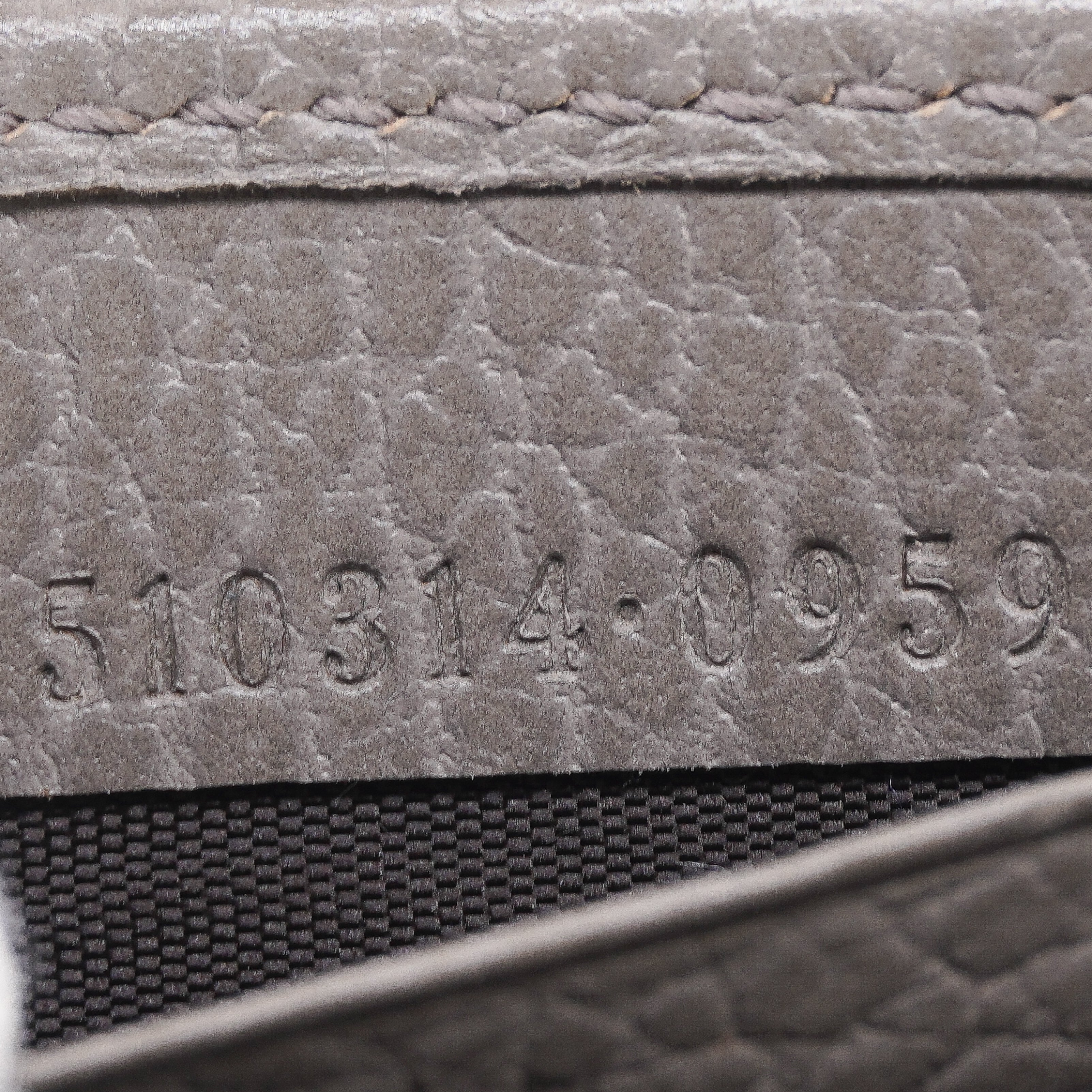 Gucci Grey Calfskin Interlocking G Chain Wallet