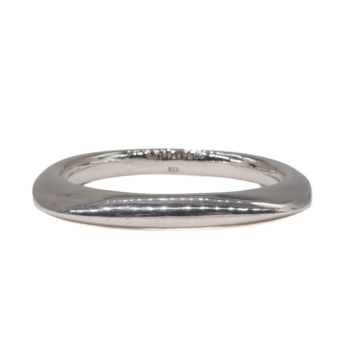 Tiffany & Co. Square Cushion Bangle Sterling Silver