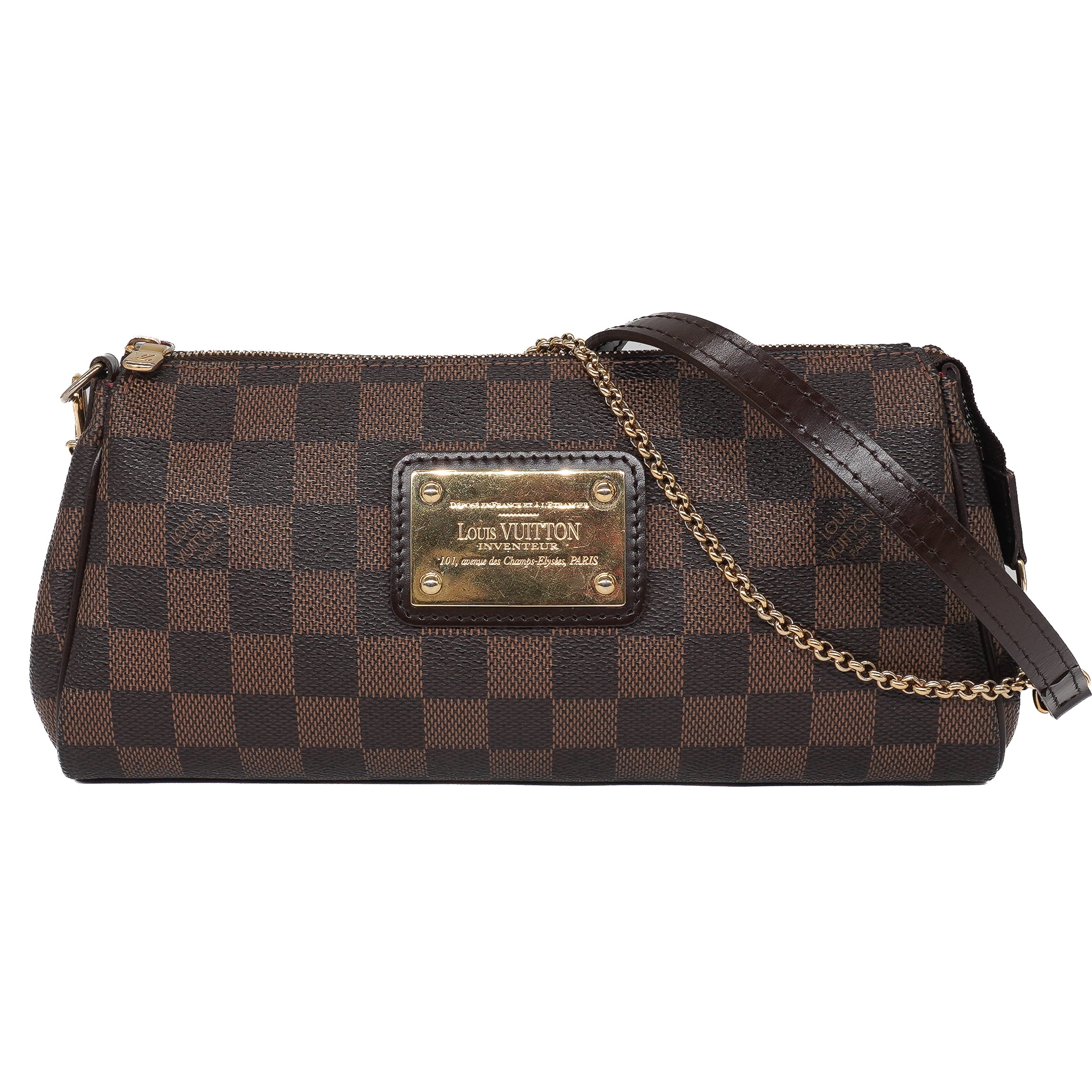 Louis Vuitton Ebene Eva Clutch