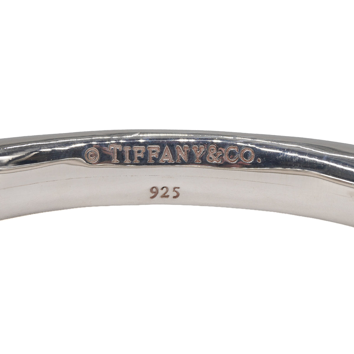 Tiffany & Co. Square Cushion Bangle Sterling Silver