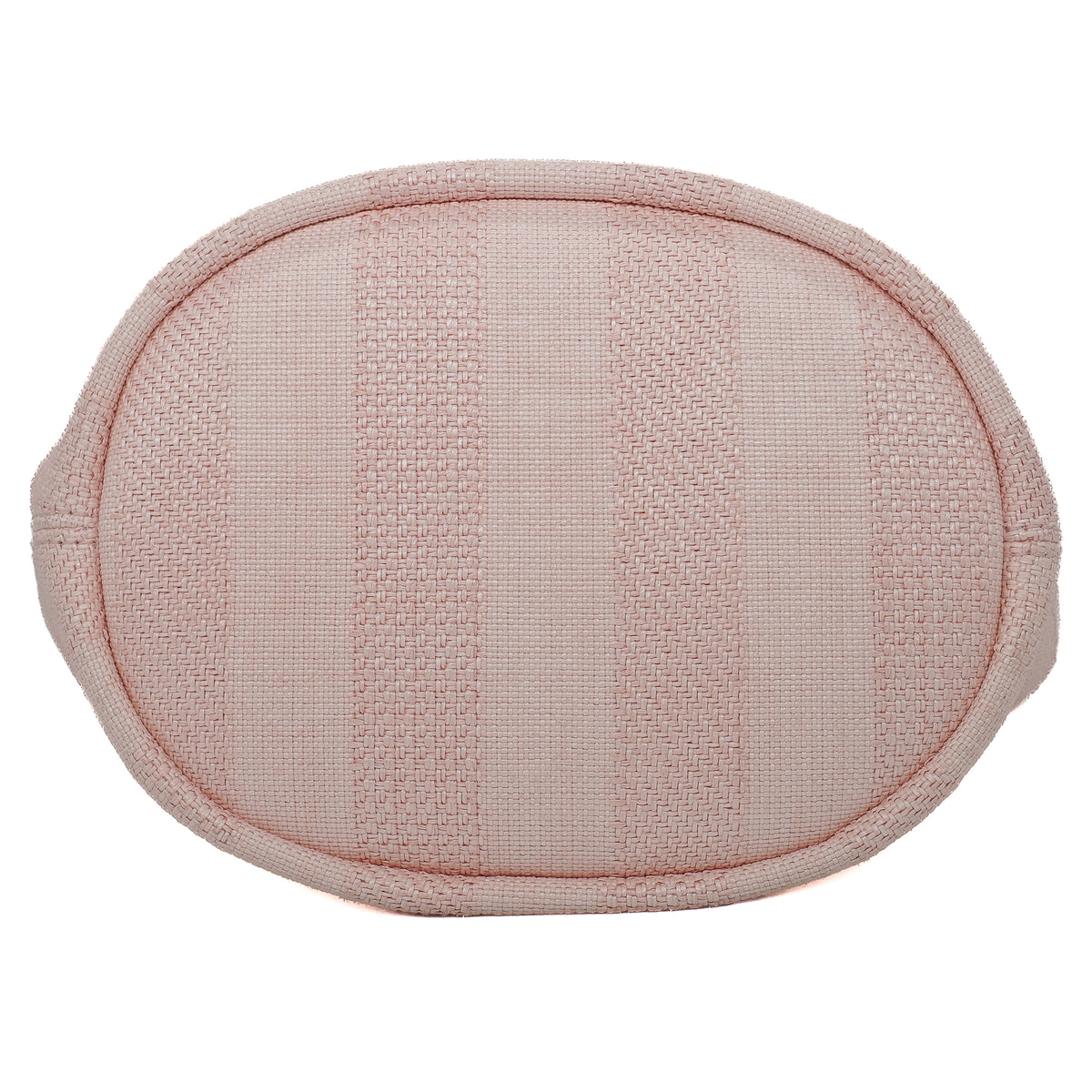 Chanel Deauville Drawstring Bucket Bag Canvas Pink