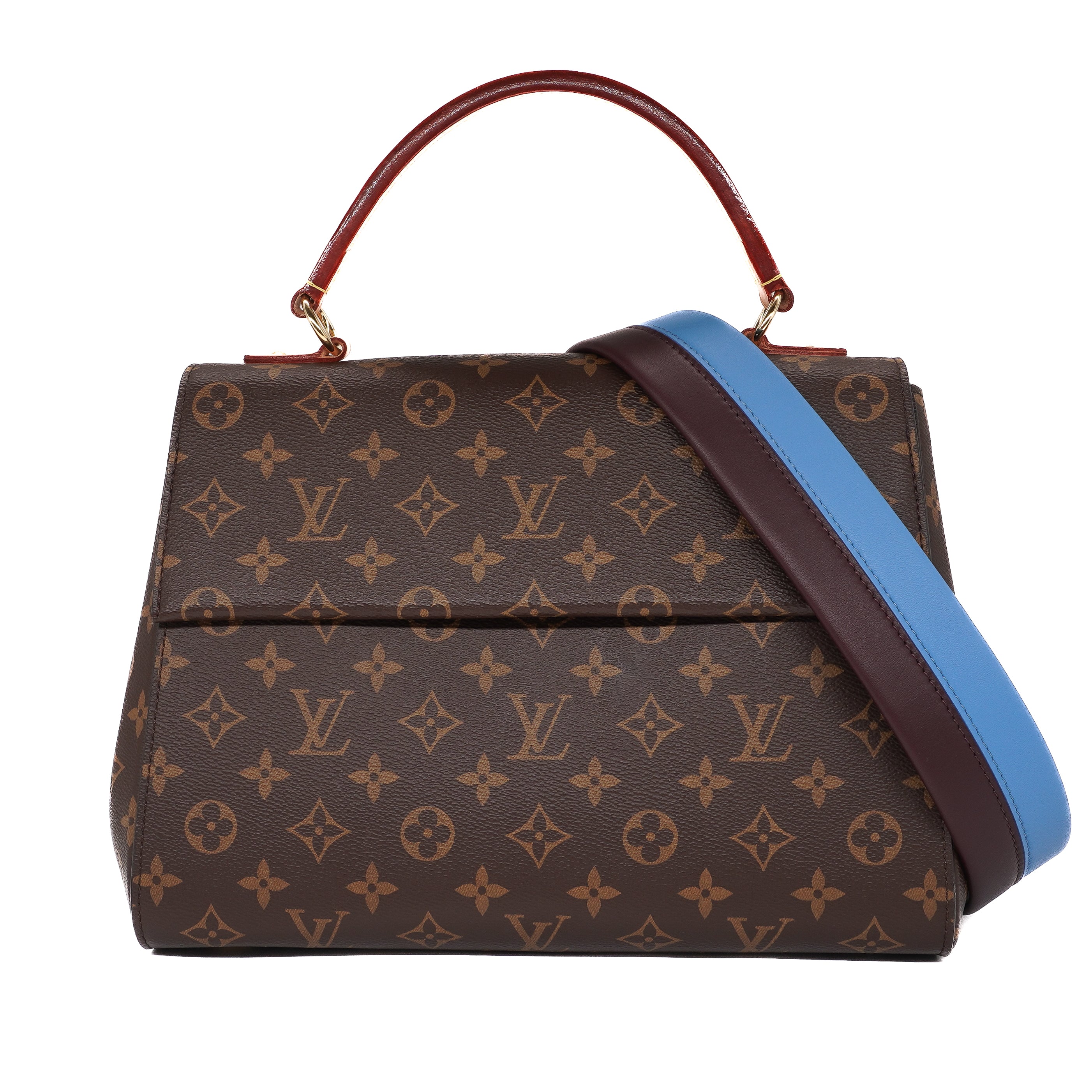 Louis Vuitton Blue Glacial Monogram Cluny MM