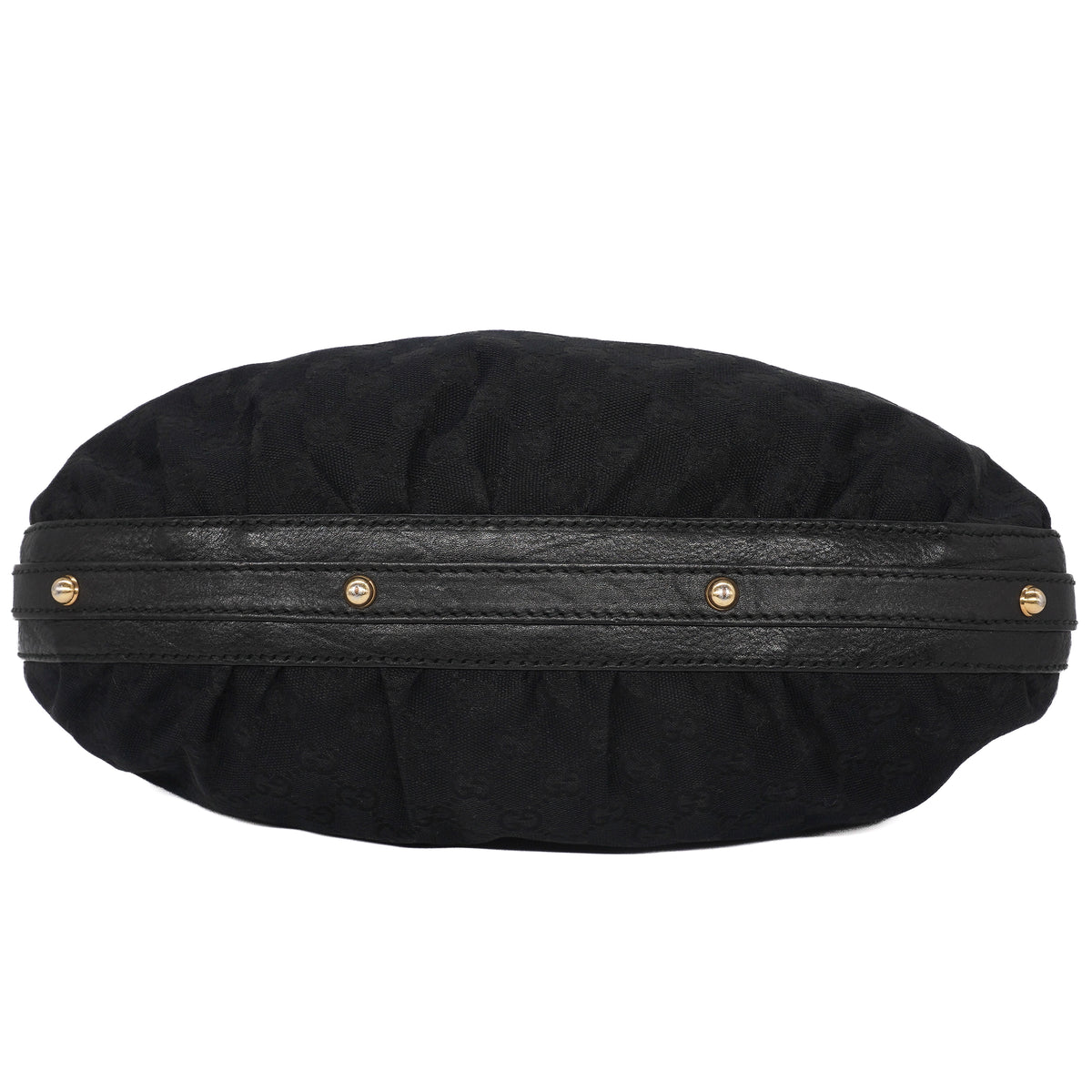 Gucci Interlocking GG Hobo Bag Canvas Black