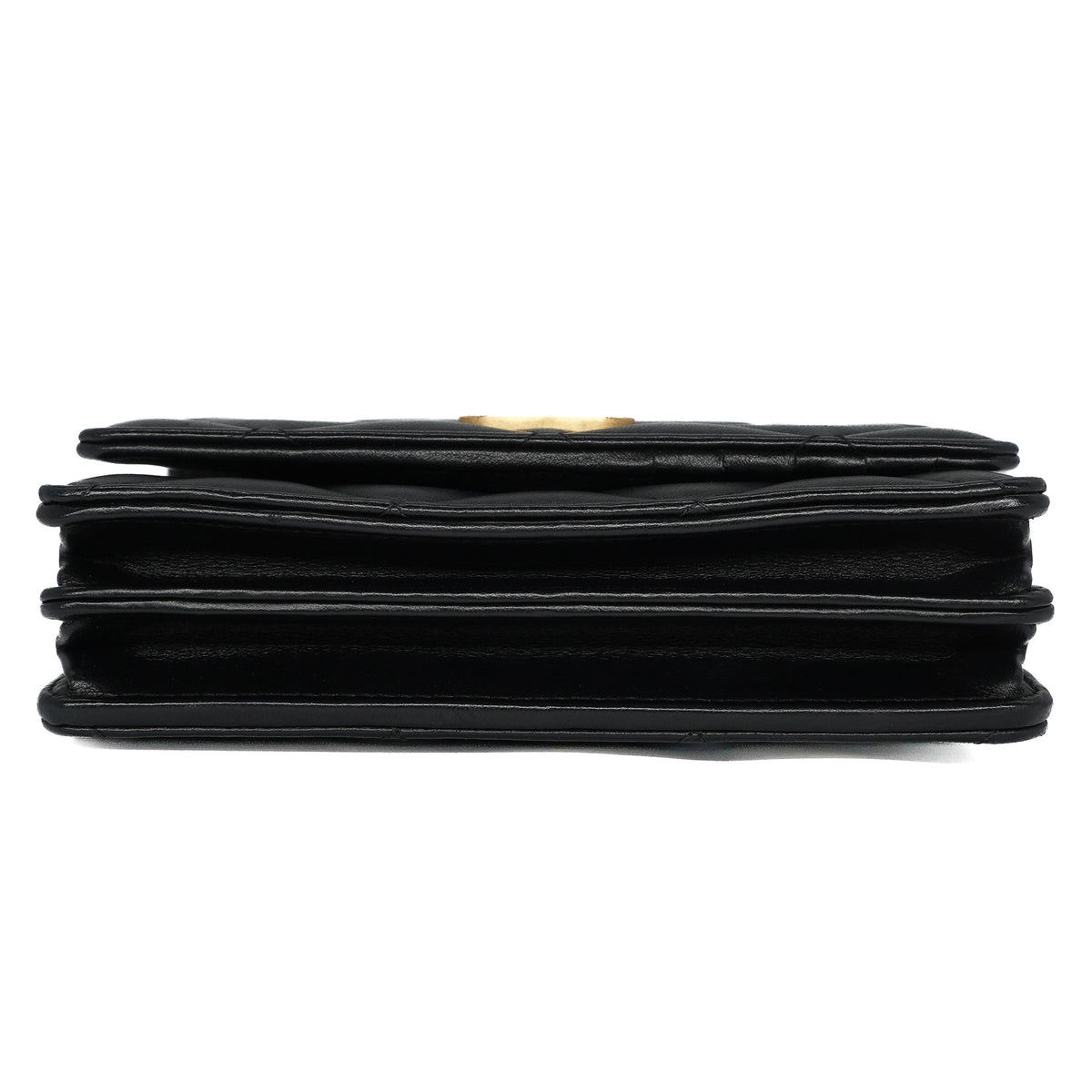 Chanel Enamel CC Clutch with Chain Lambskin