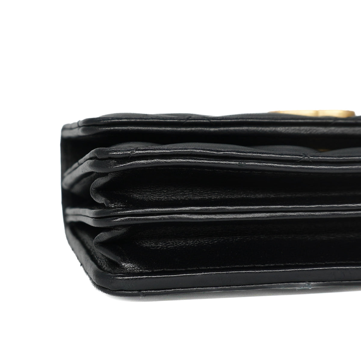 Chanel Enamel CC Clutch with Chain Lambskin