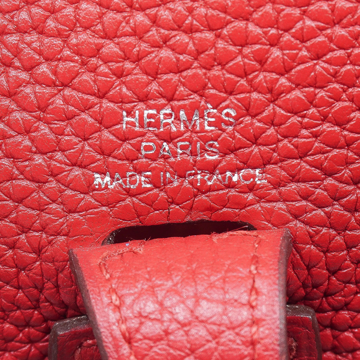 Hermès Evelyne TPM Taurillon Clémence Red