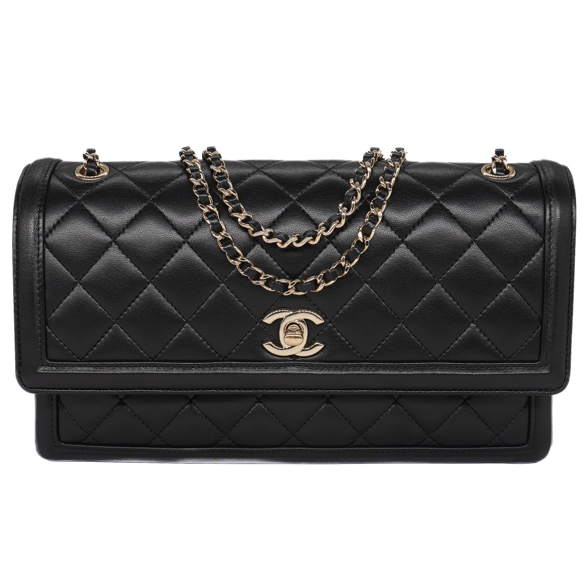 Chanel Timeless Flap Bag Lambskin Black