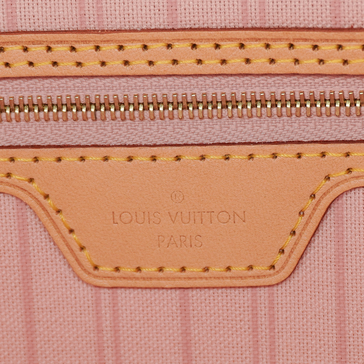 Louis Vuitton Neverfull MM Damier Azur Rose Ballerina