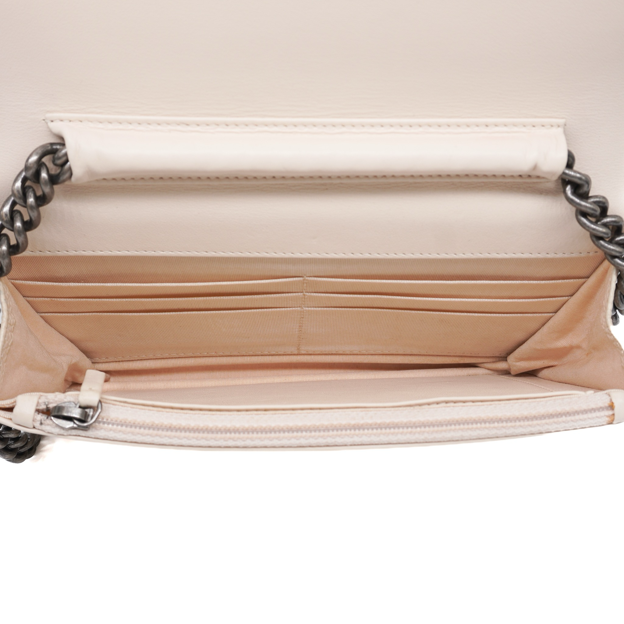 Chanel Chevron Boy Wallet On Chain