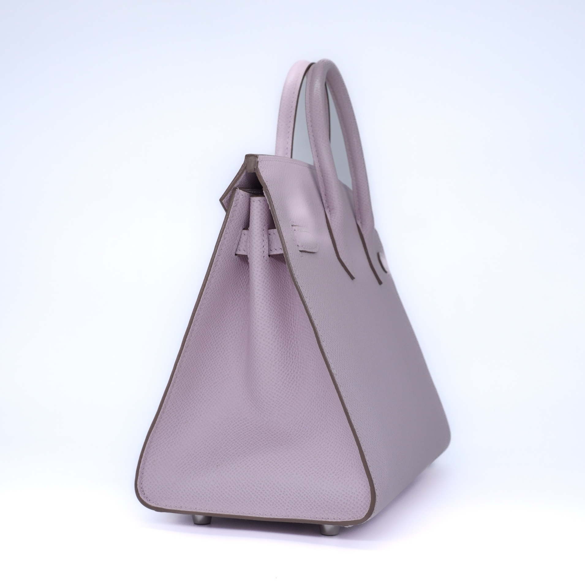 Hermes Birkin 25 Sellier Mauve Pale Epsom Palladium Hardware