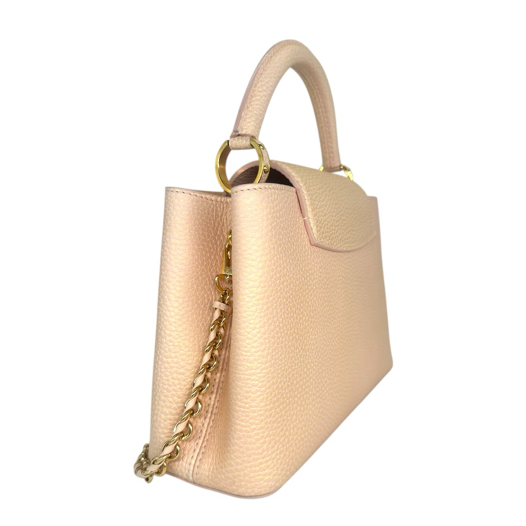 Louis Vuitton Metallic Taurillon Capucines BB