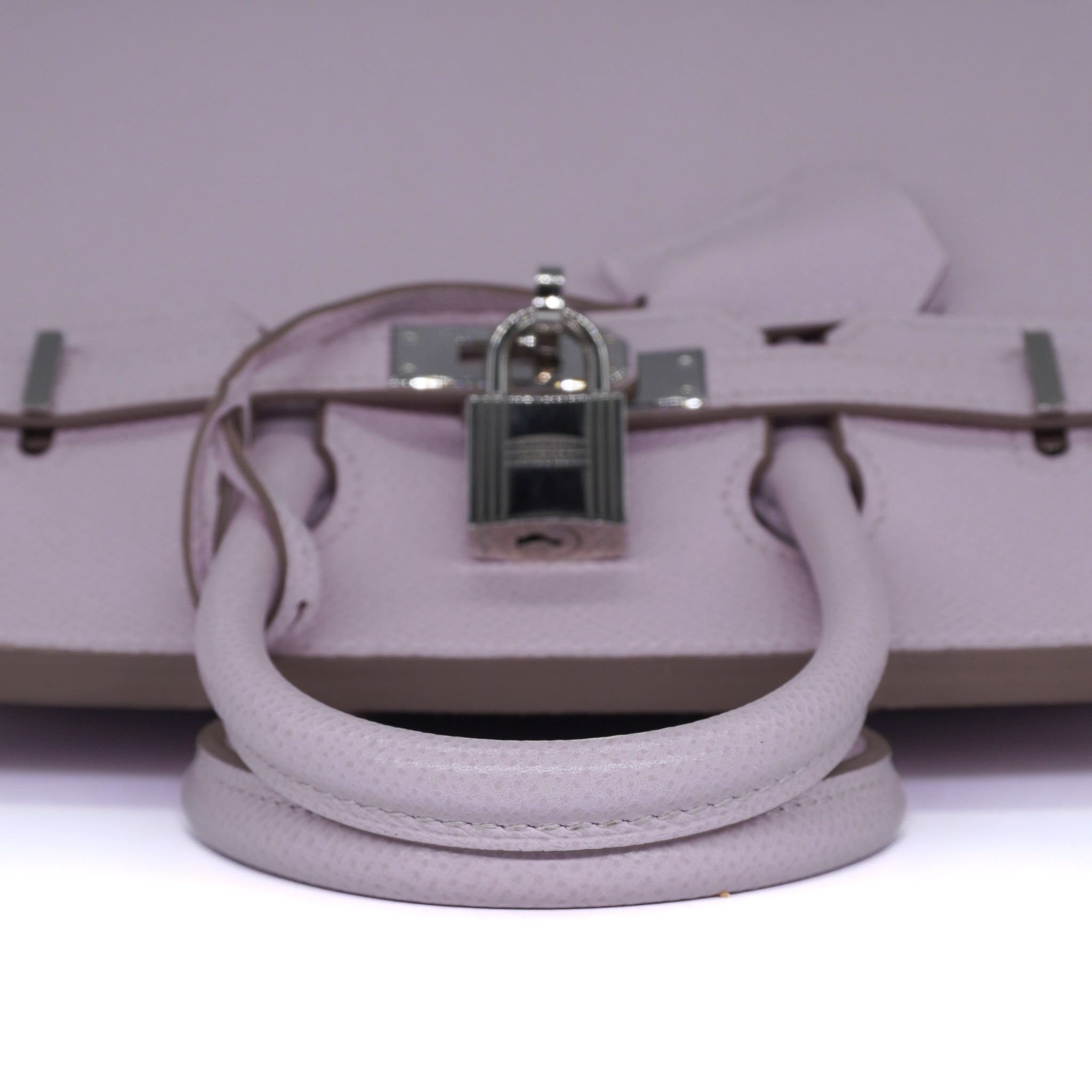 Hermes Birkin 25 Sellier Mauve Pale Epsom Palladium Hardware