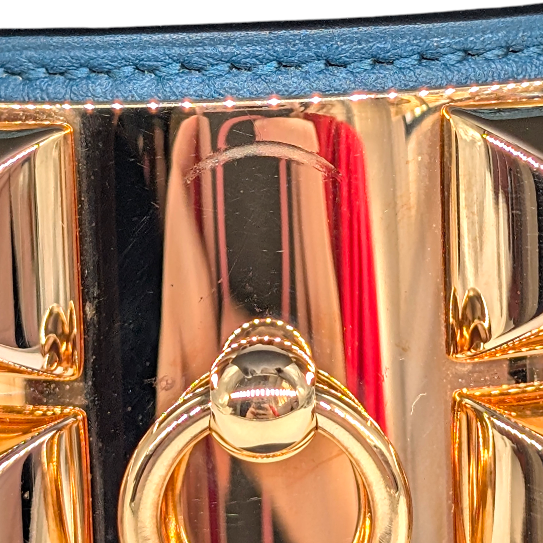 Hermes Collier De Chien Cult Bracelet (Blue)