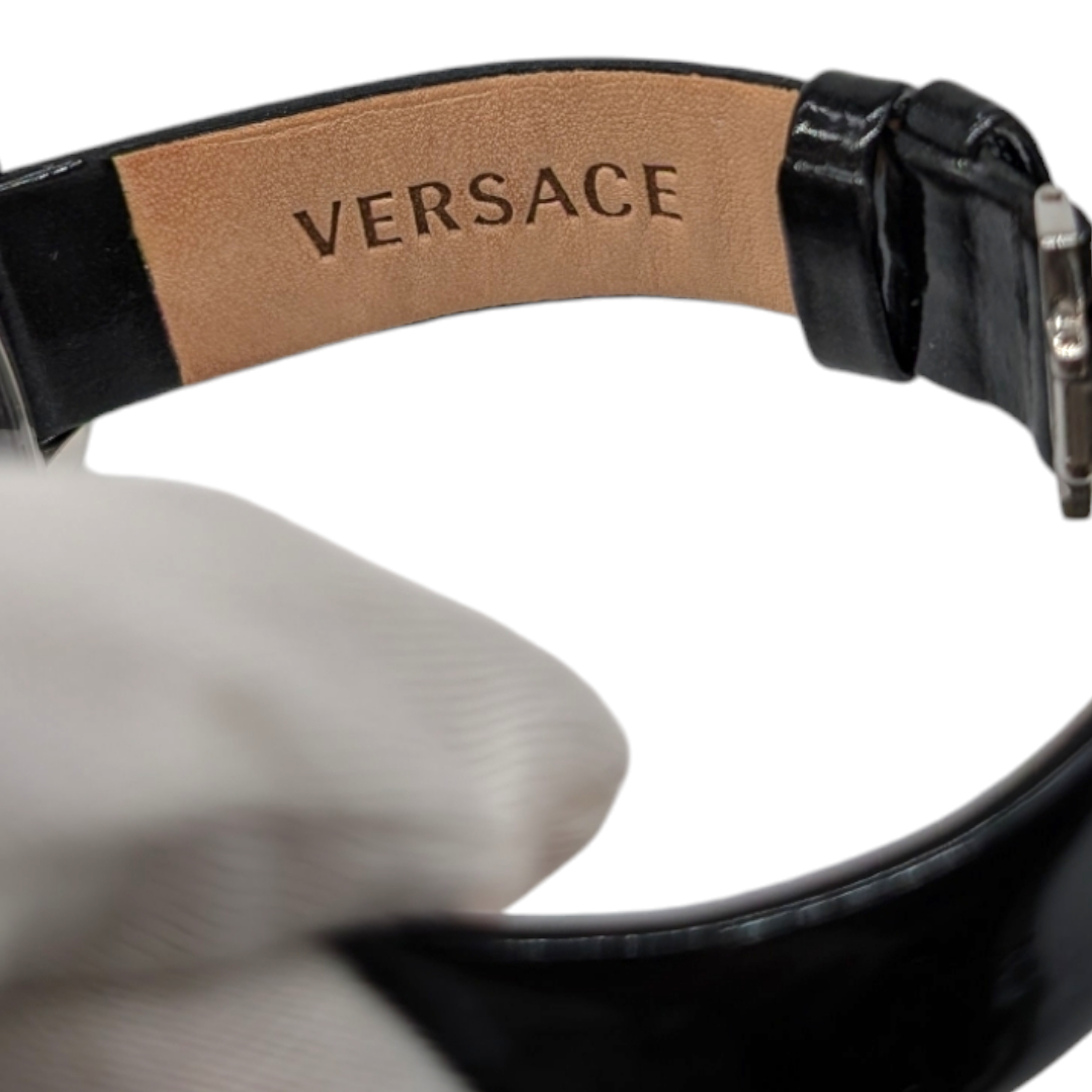 Versace Black Stainless Steel Krios Watch