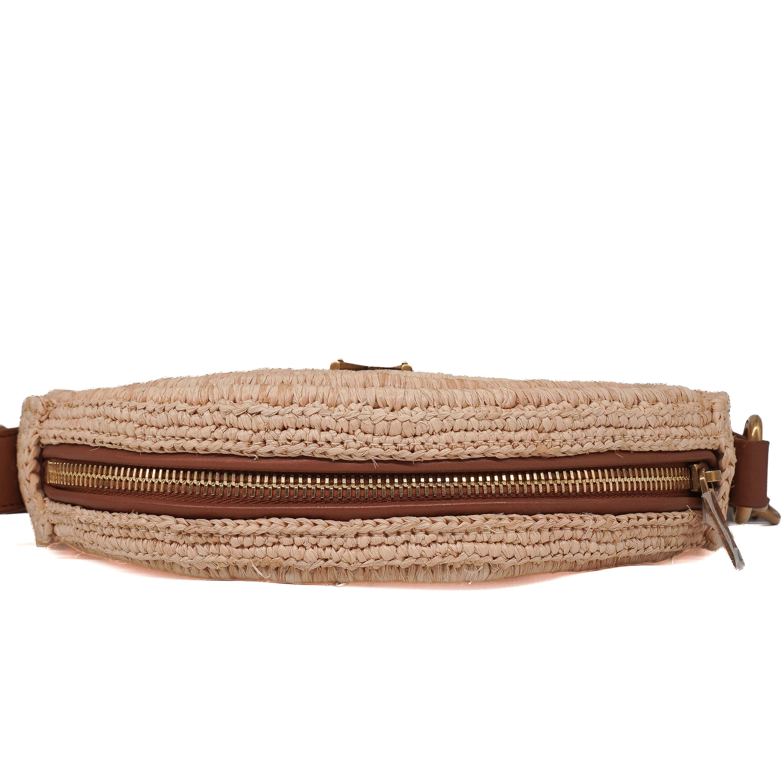 Saint Laurent Raffia Round