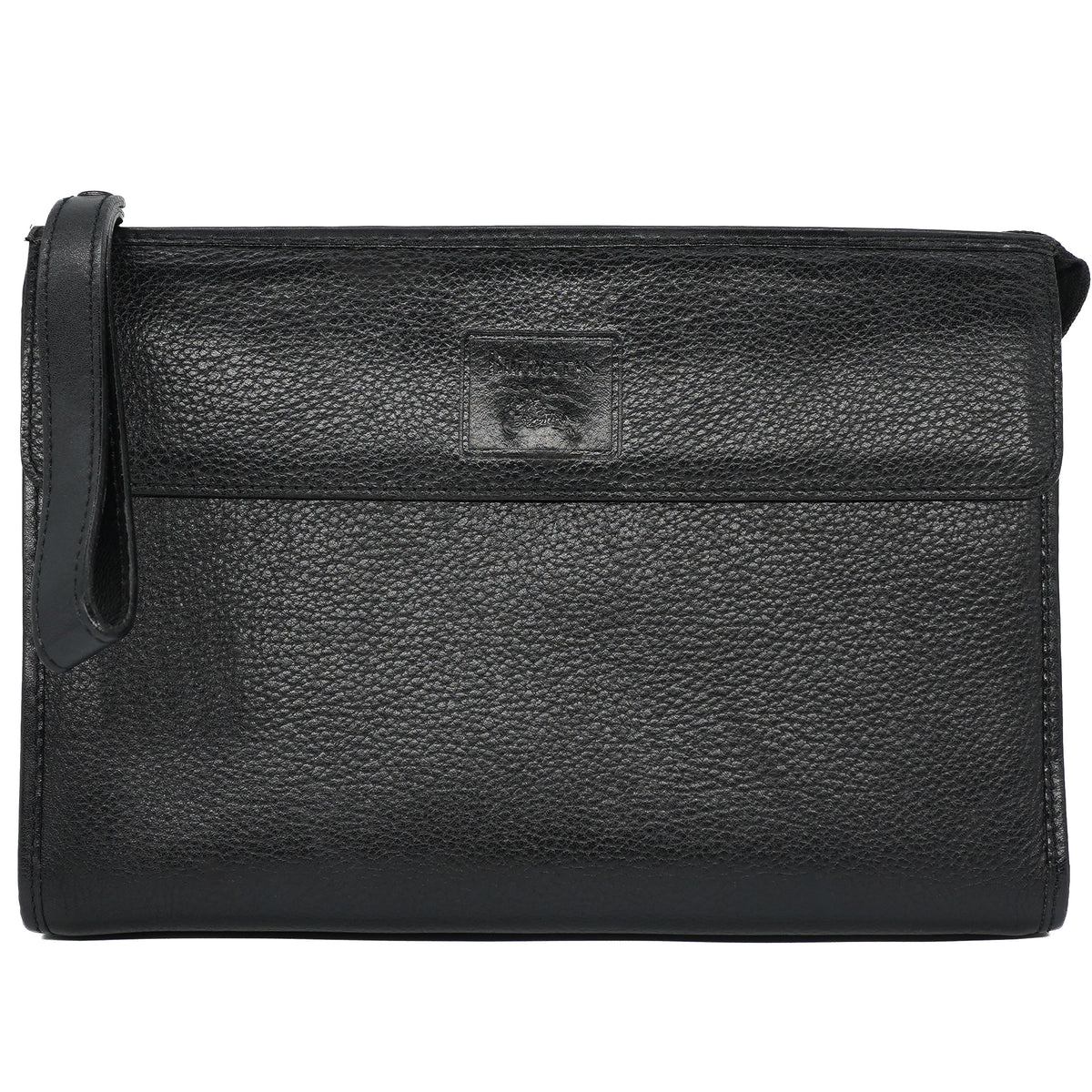 Burberry Wristlet Clutch Leather