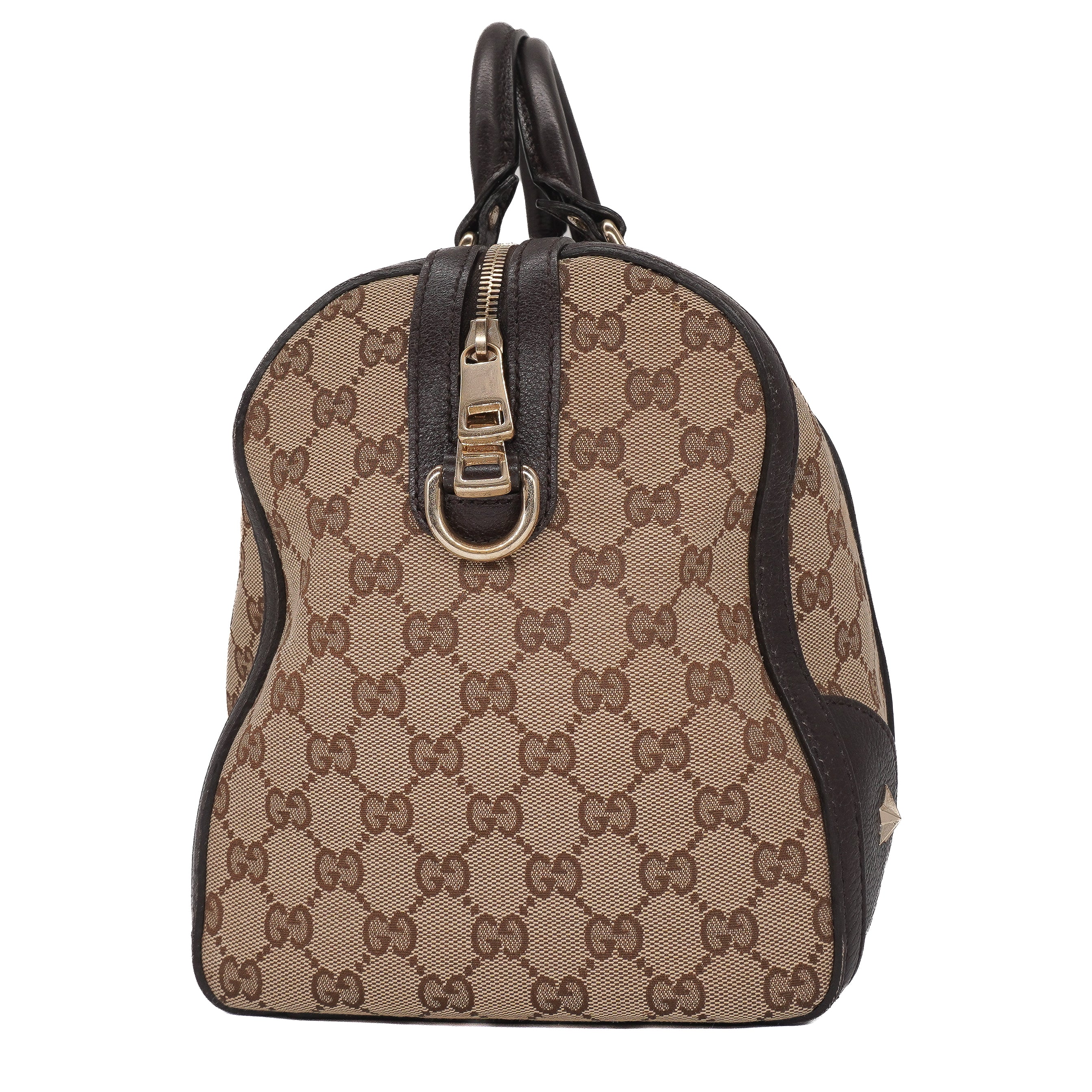 Gucci Medium Webby Bee Boston Bag