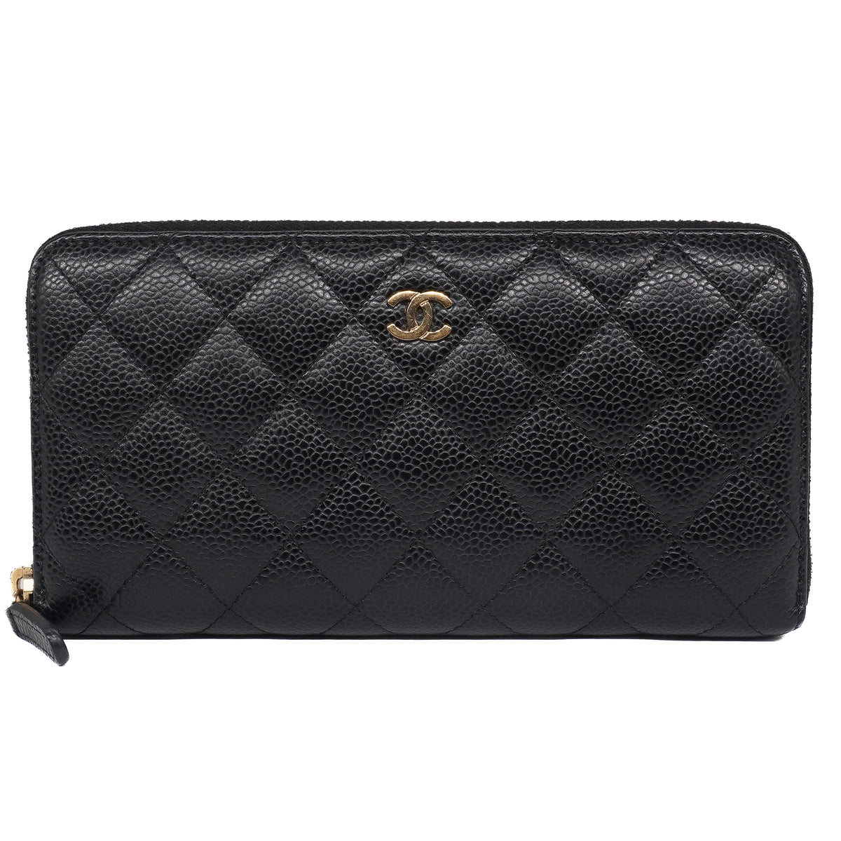 Chanel Caviar Zip Around