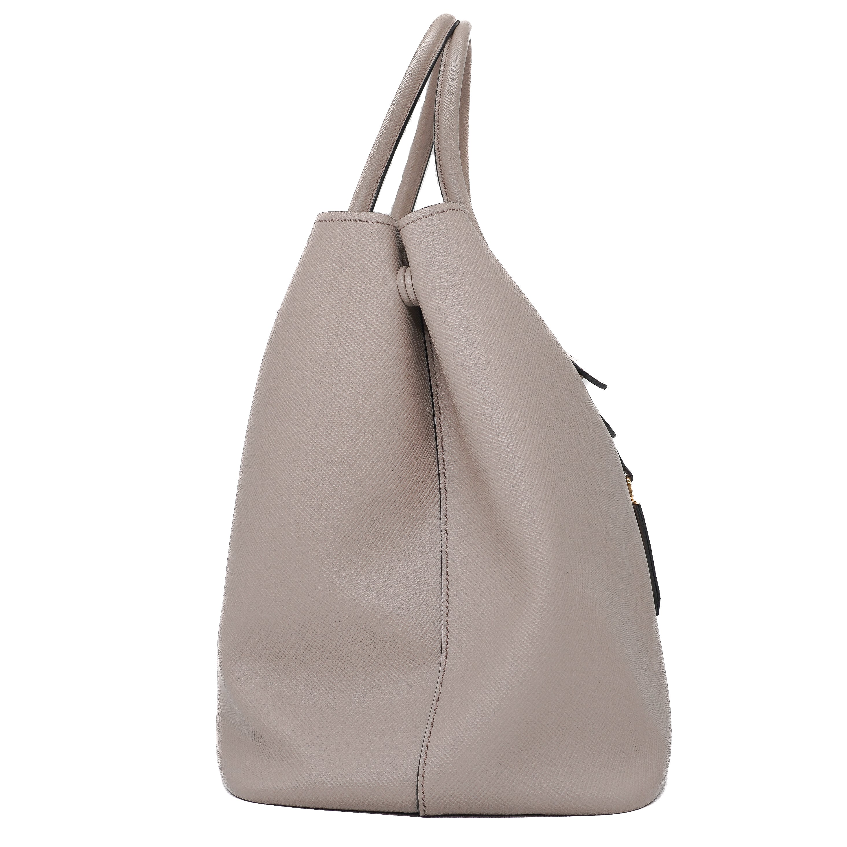 Prada City Saffiano Large Buckle Tote