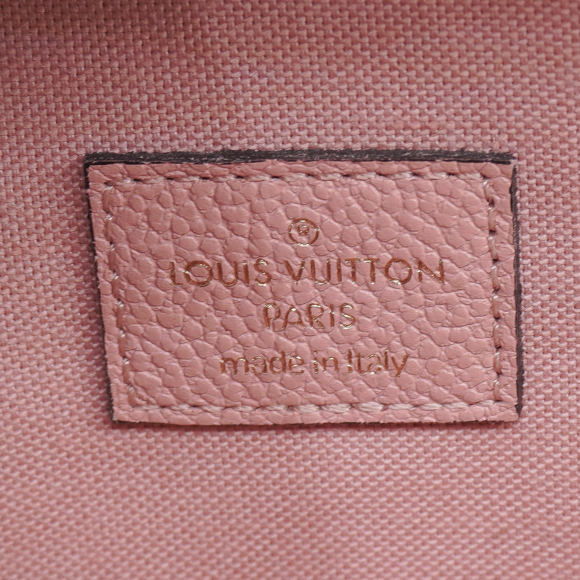 Louis Vuitton Pink Empreinte Pochette Felicie