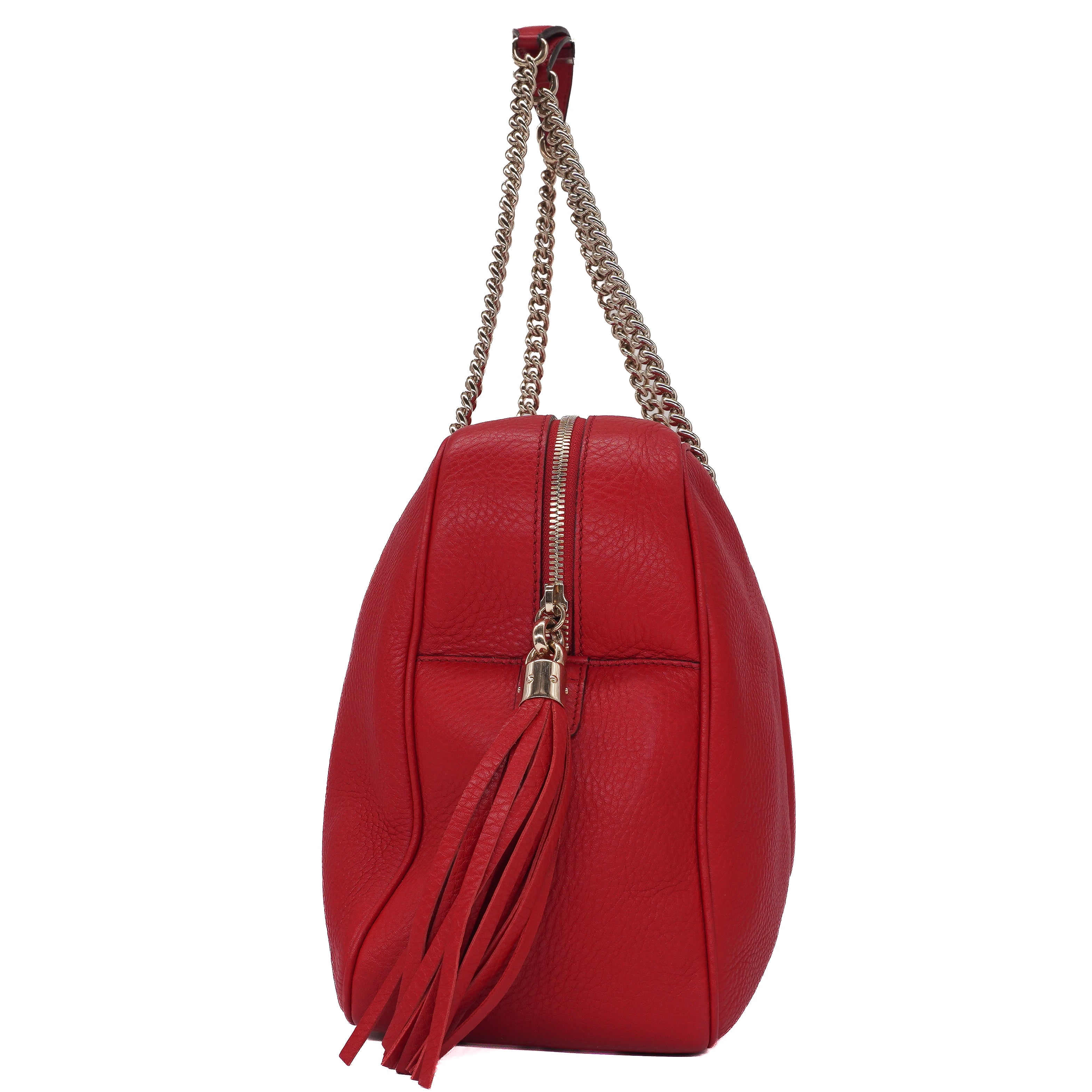 Gucci Pebbled Calfskin Medium Soho Bowler