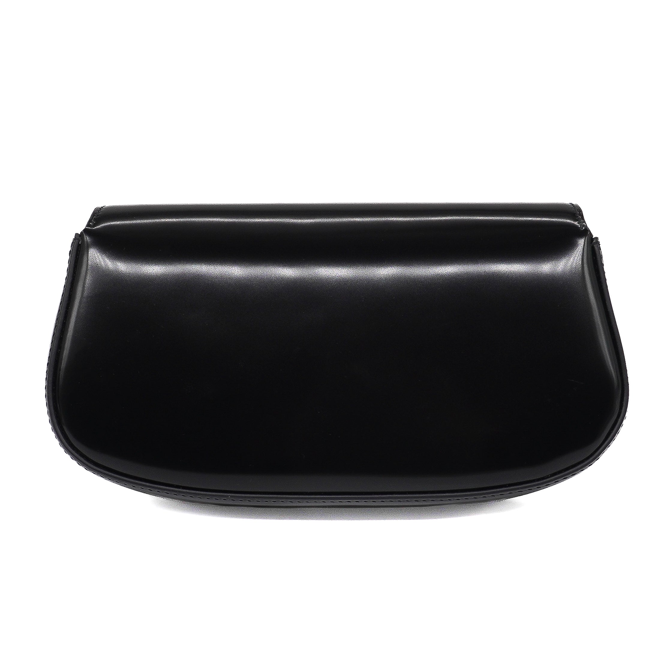 Gucci Black Shiny Calfskin Small Bamboo Night Bag