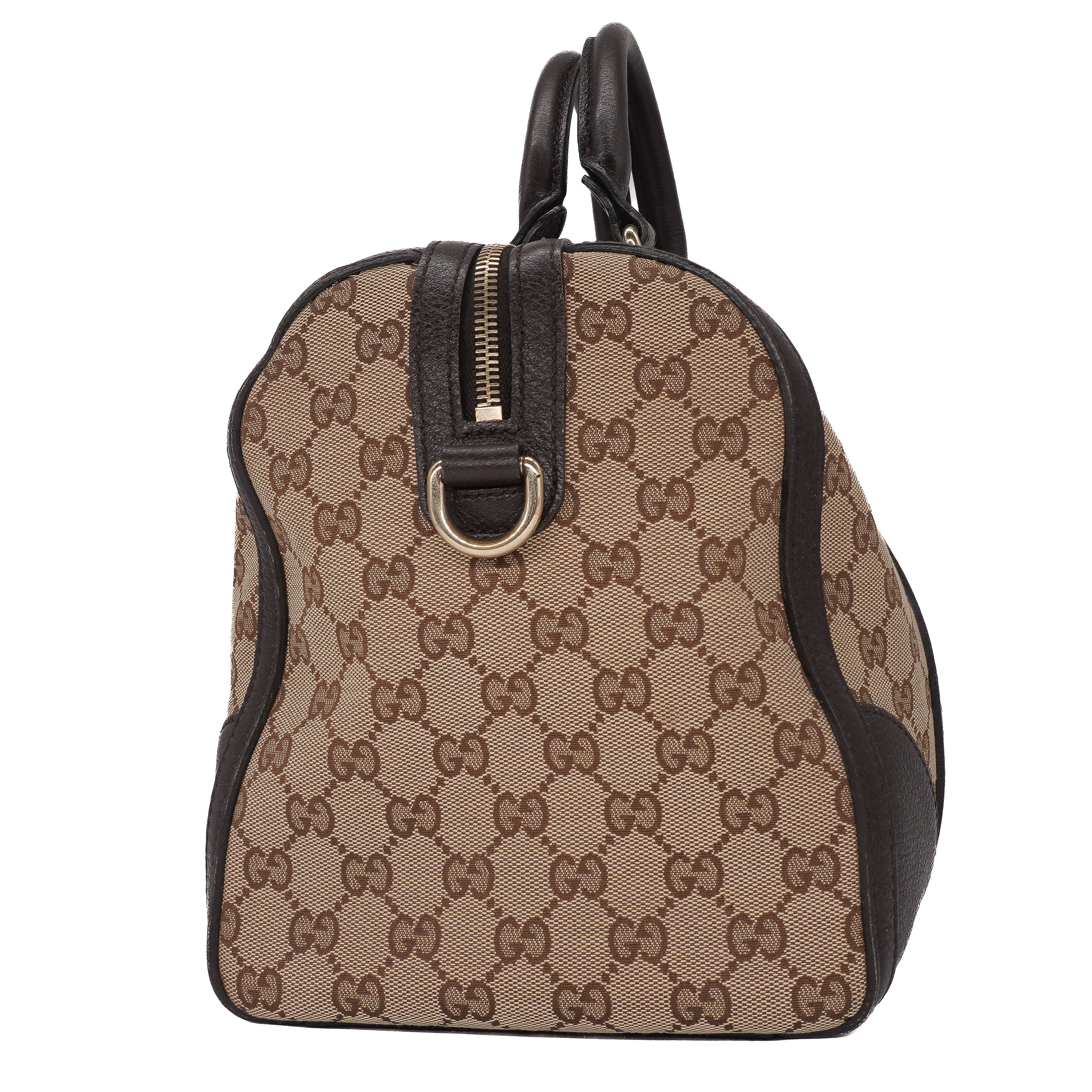 Gucci Medium Webby Bee Boston Bag