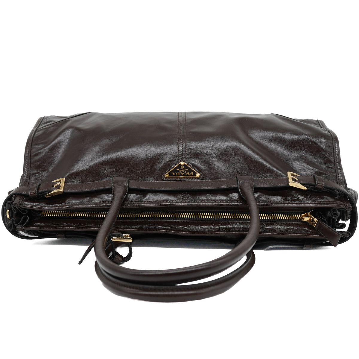 Prada Bonnie Large Tote Shiny Nappa