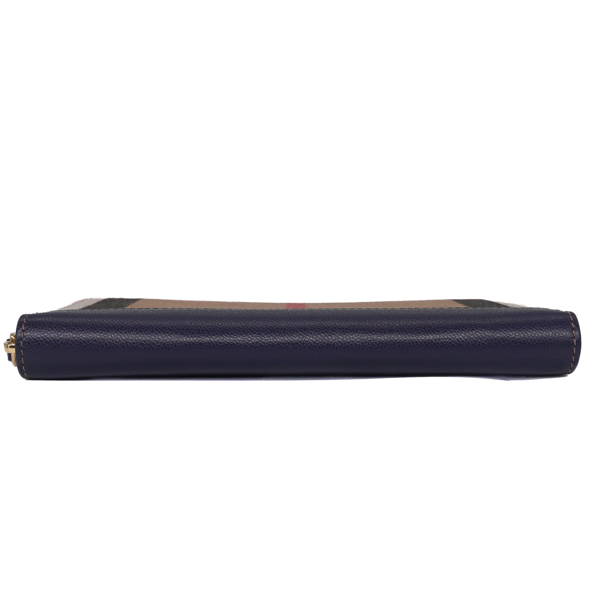 Burberry Elmore house check zip around wallet