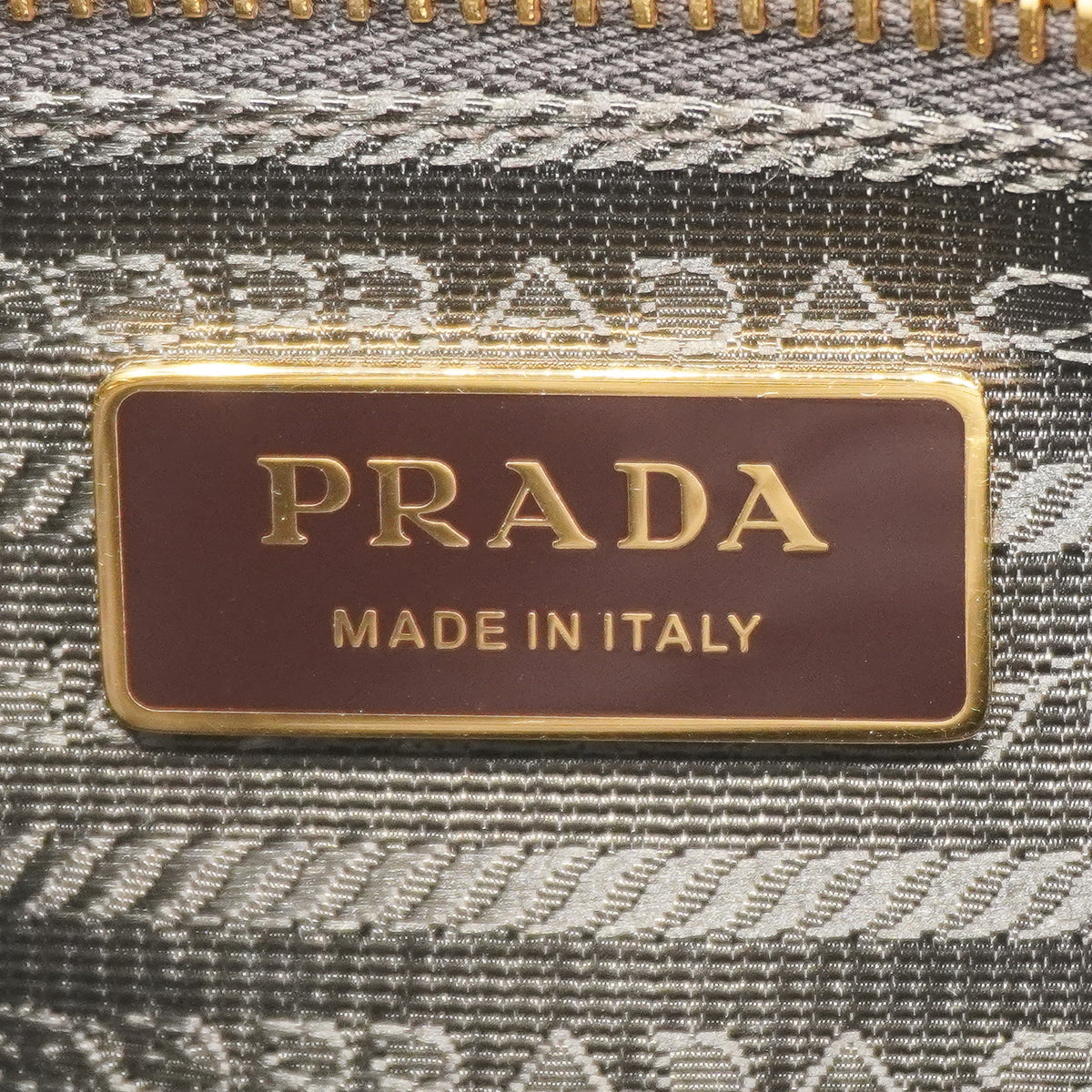 Prada Bonnie Large Tote Shiny Nappa