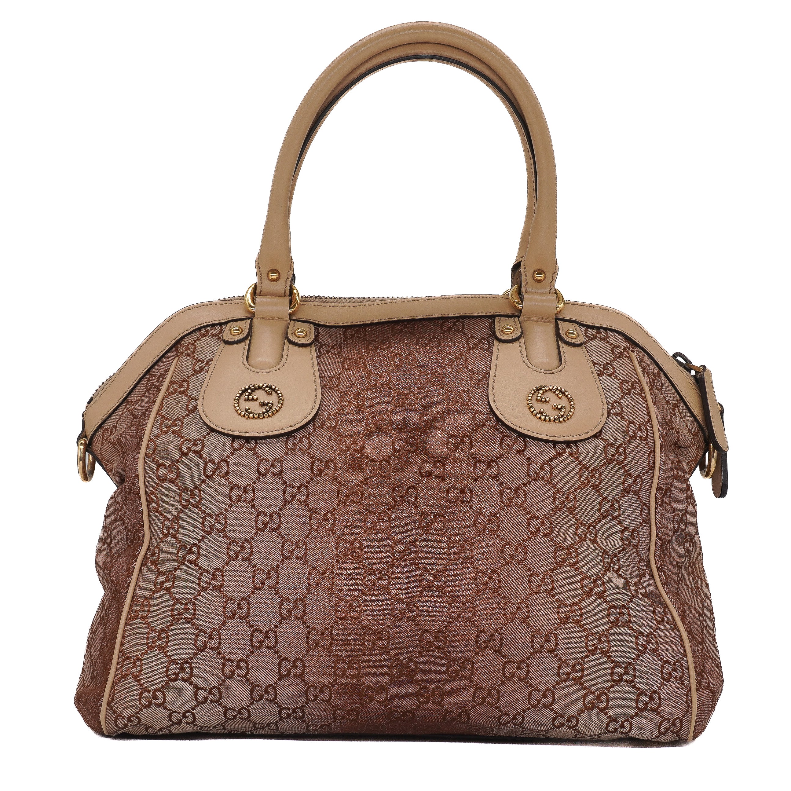 Gucci Monogram Lurex Scarlett Top Handle Bag