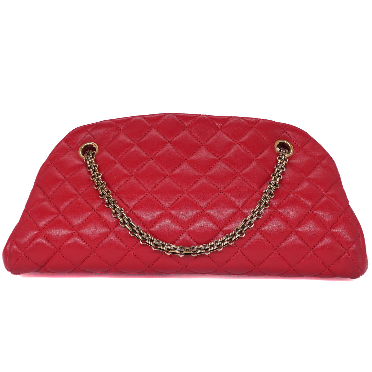 Chanel Just Mademoiselle Medium Lambskin Red