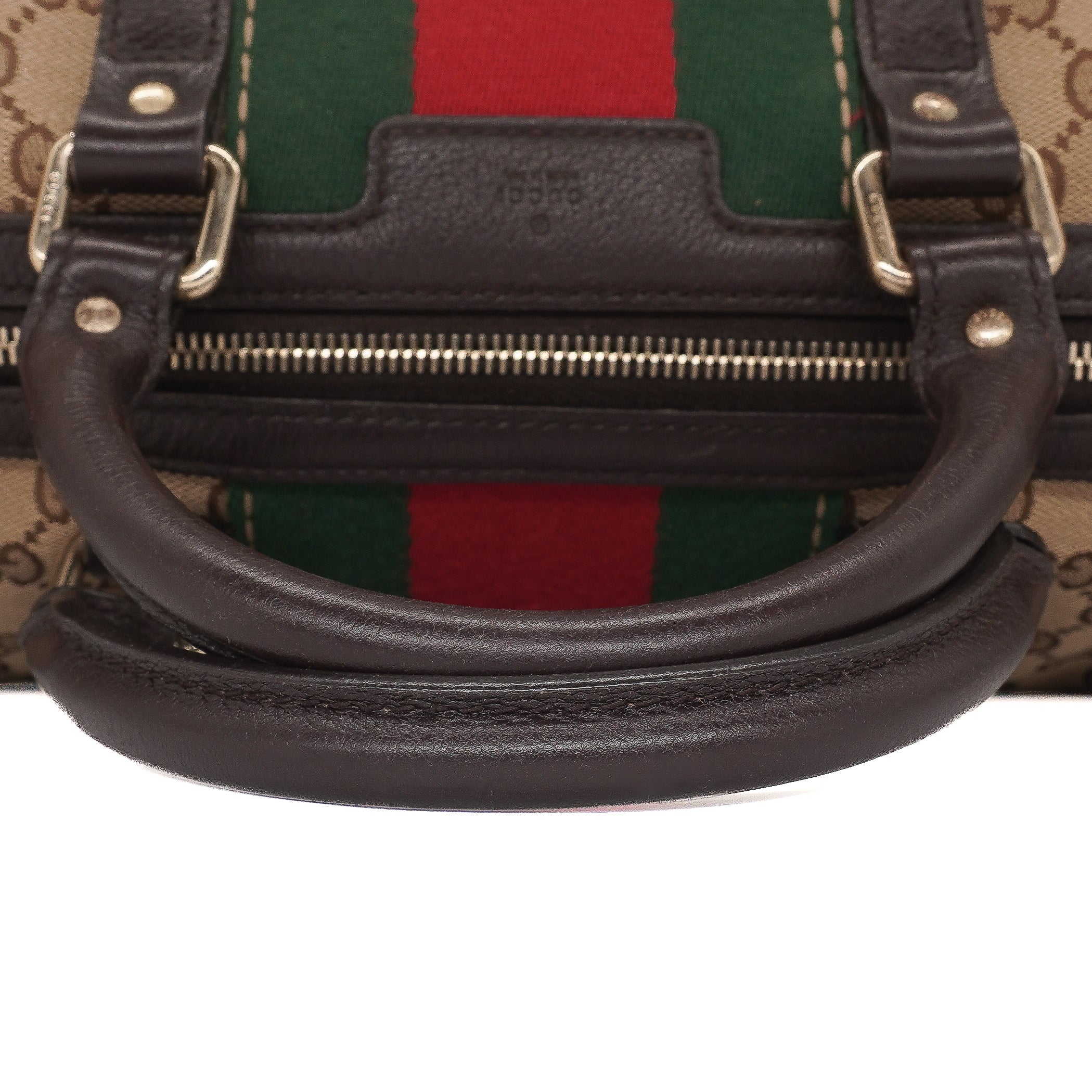 Gucci Medium Webby Bee Boston Bag