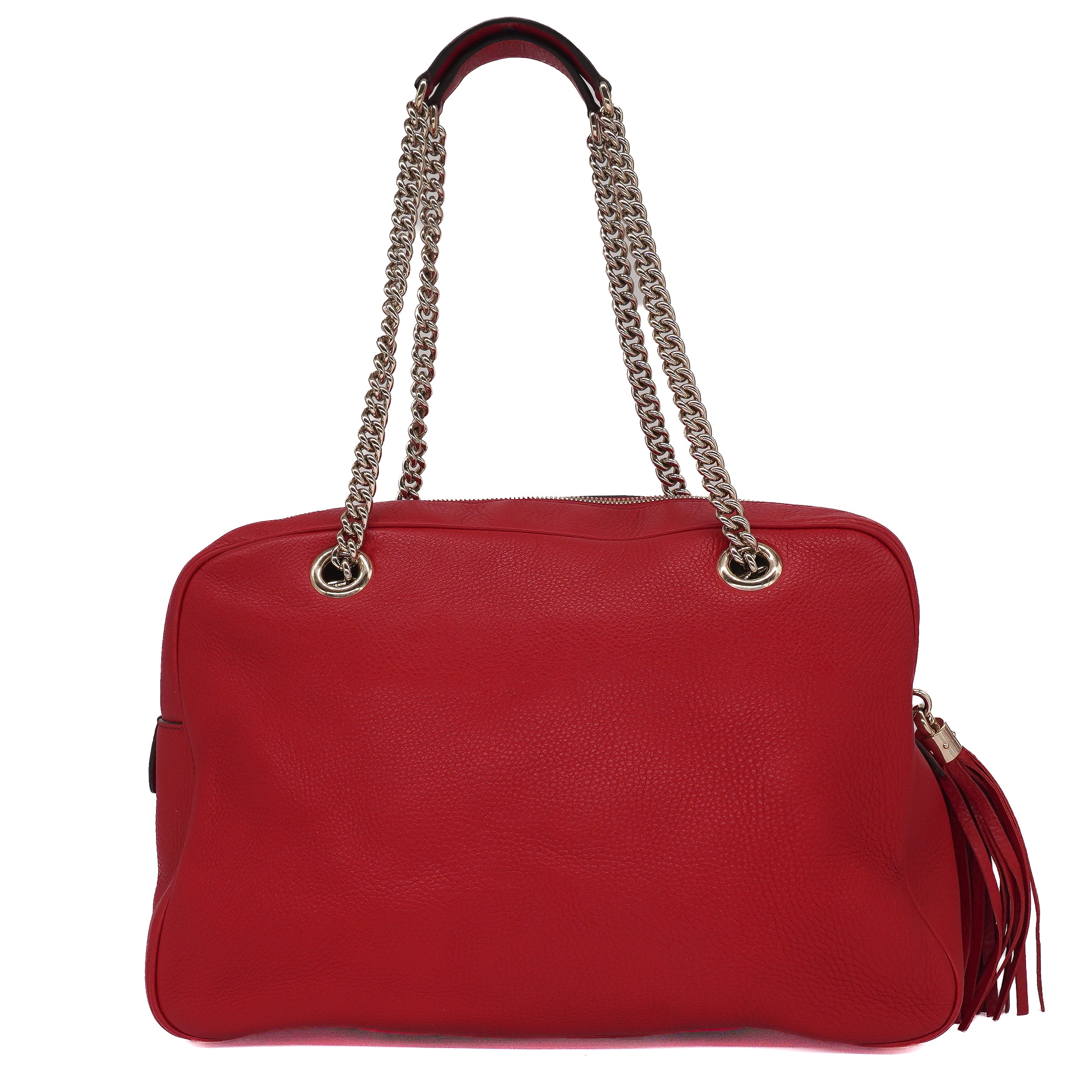 Gucci Pebbled Calfskin Medium Soho Bowler